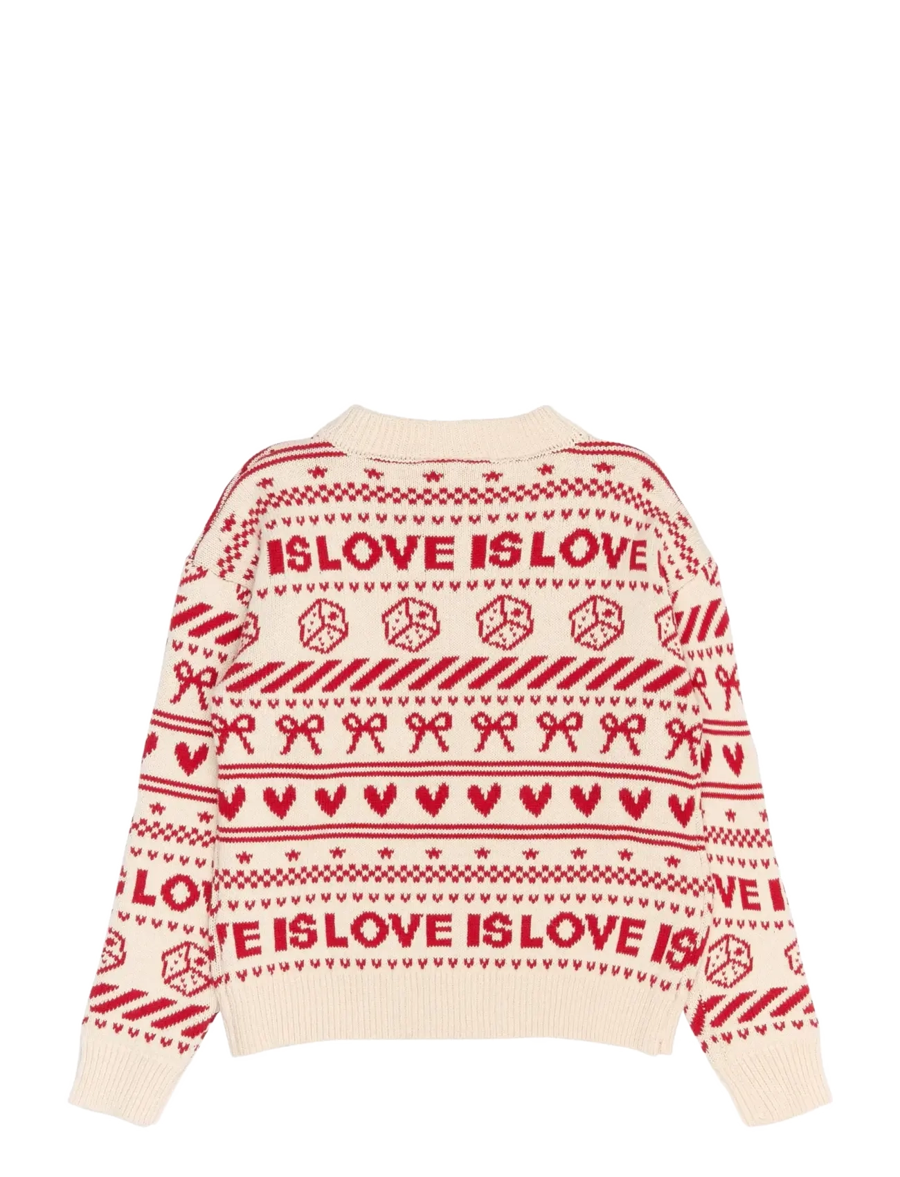 The New - TNRaline Jacquard Pullover - pullover - gardenia aop - 2