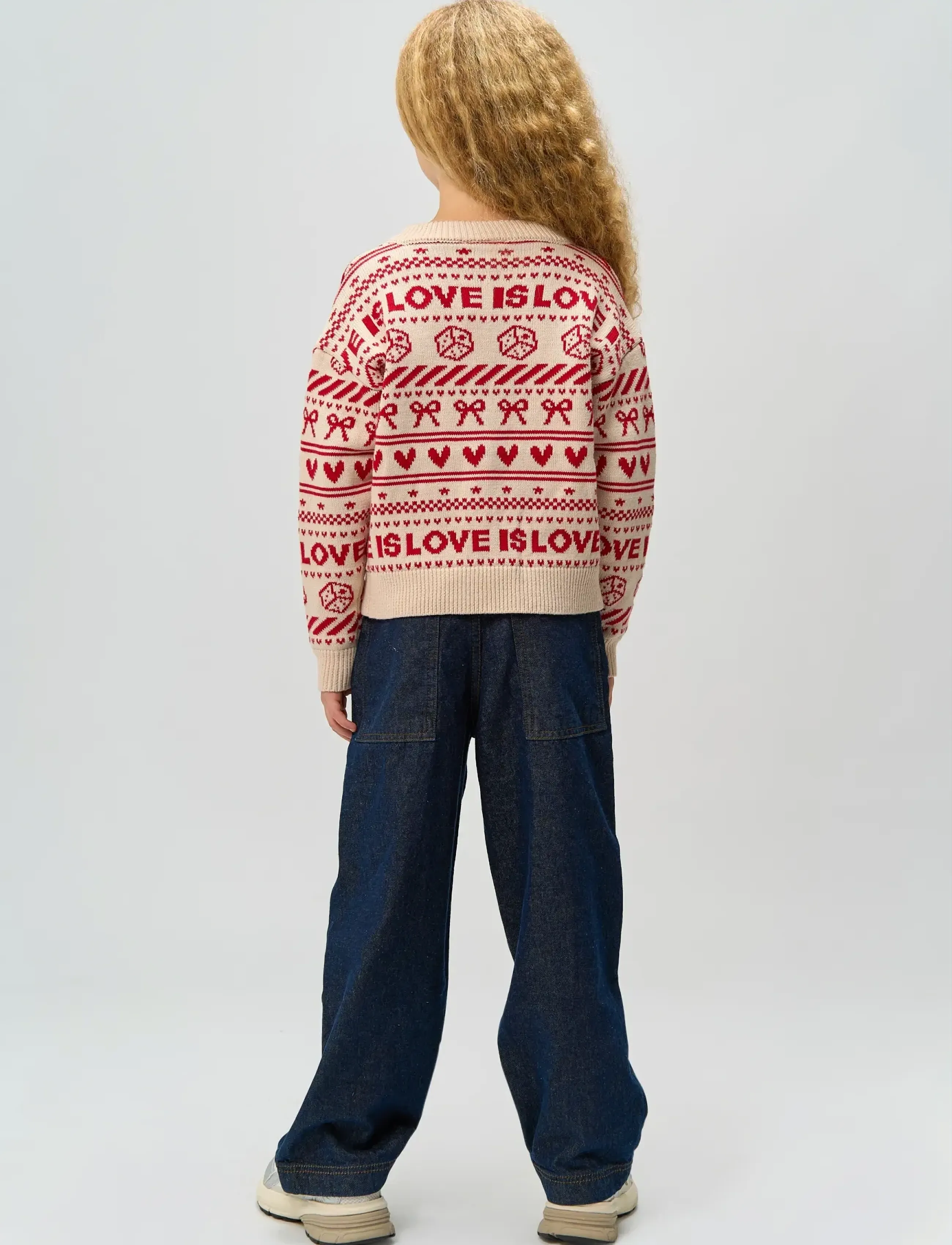 The New - TNRaline Jacquard Pullover - pullover - gardenia aop - 3