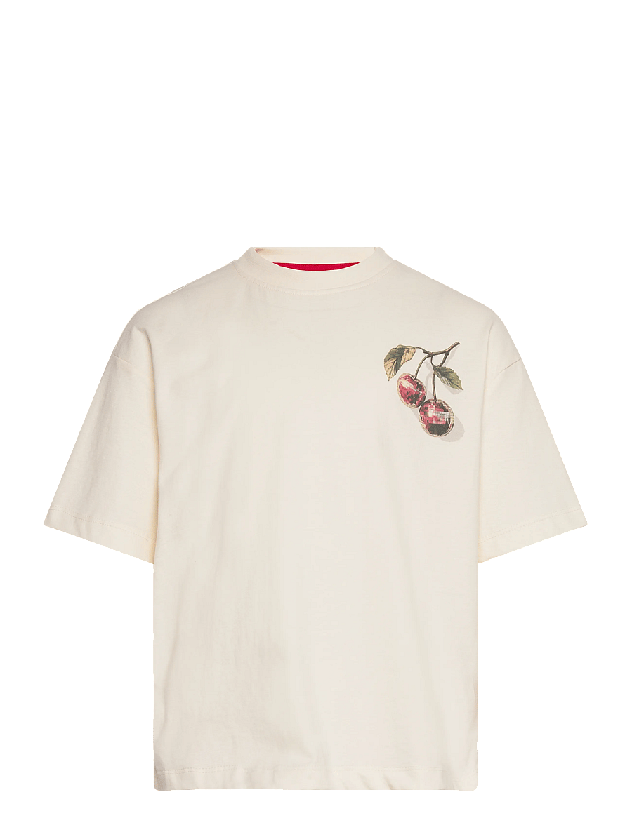 The New - TNRita OS S_S Tee - t-shirts à manches courtes - gardenia - 0