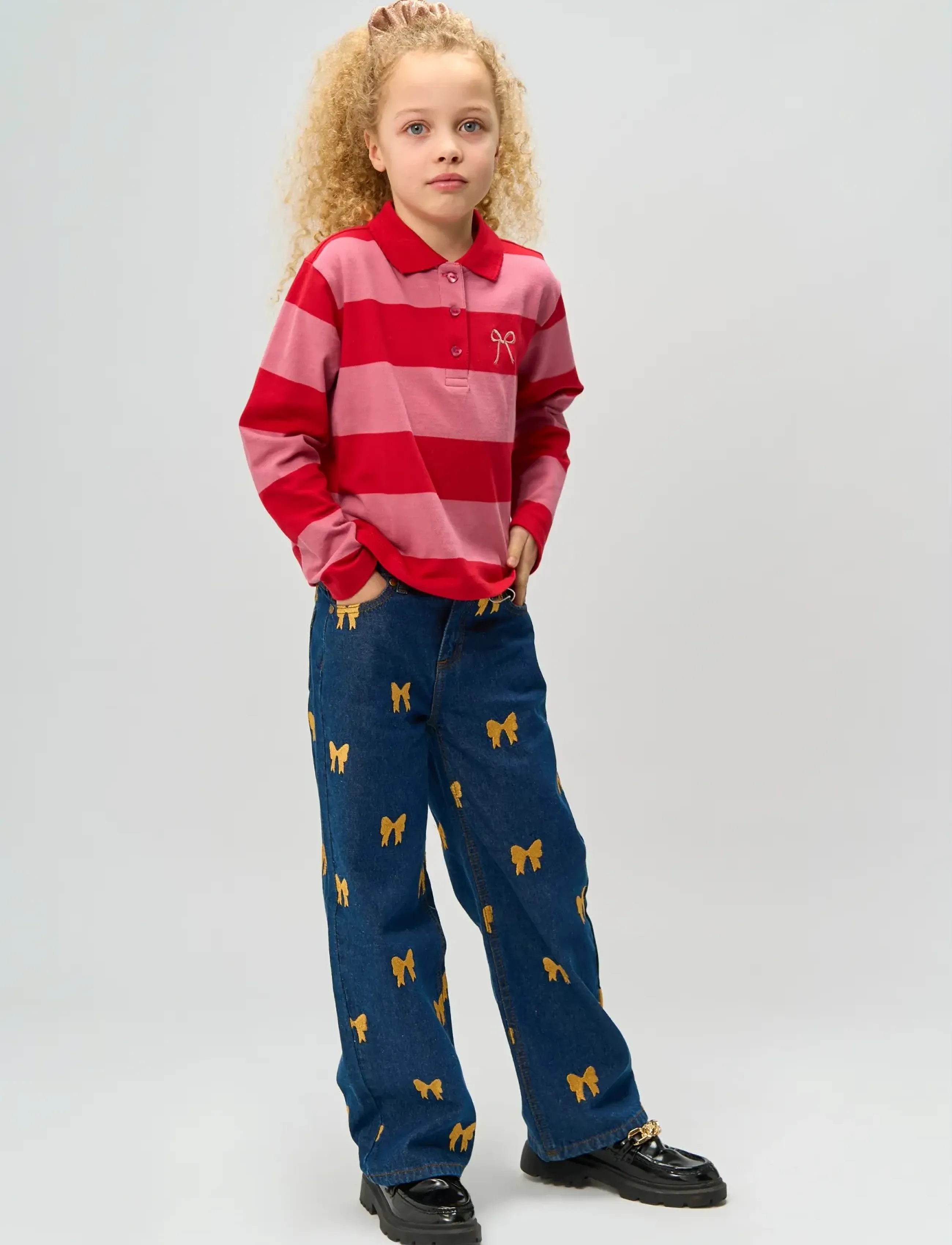 The New TNRook L_S Pique Polo - Polo krekli - SKI PATROL STRIPED / pink/rose