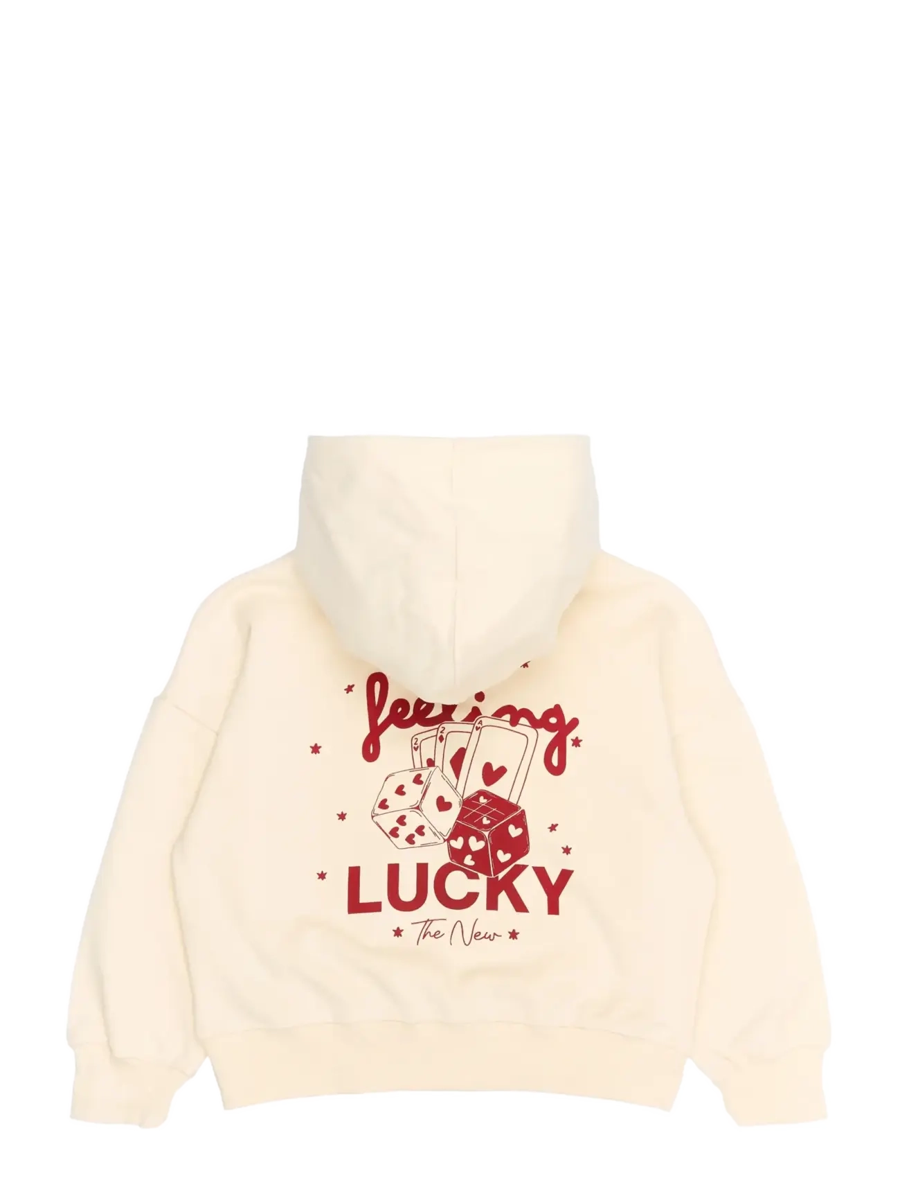 The New - TNRowe OS Hoodie - gardenia aop - 2