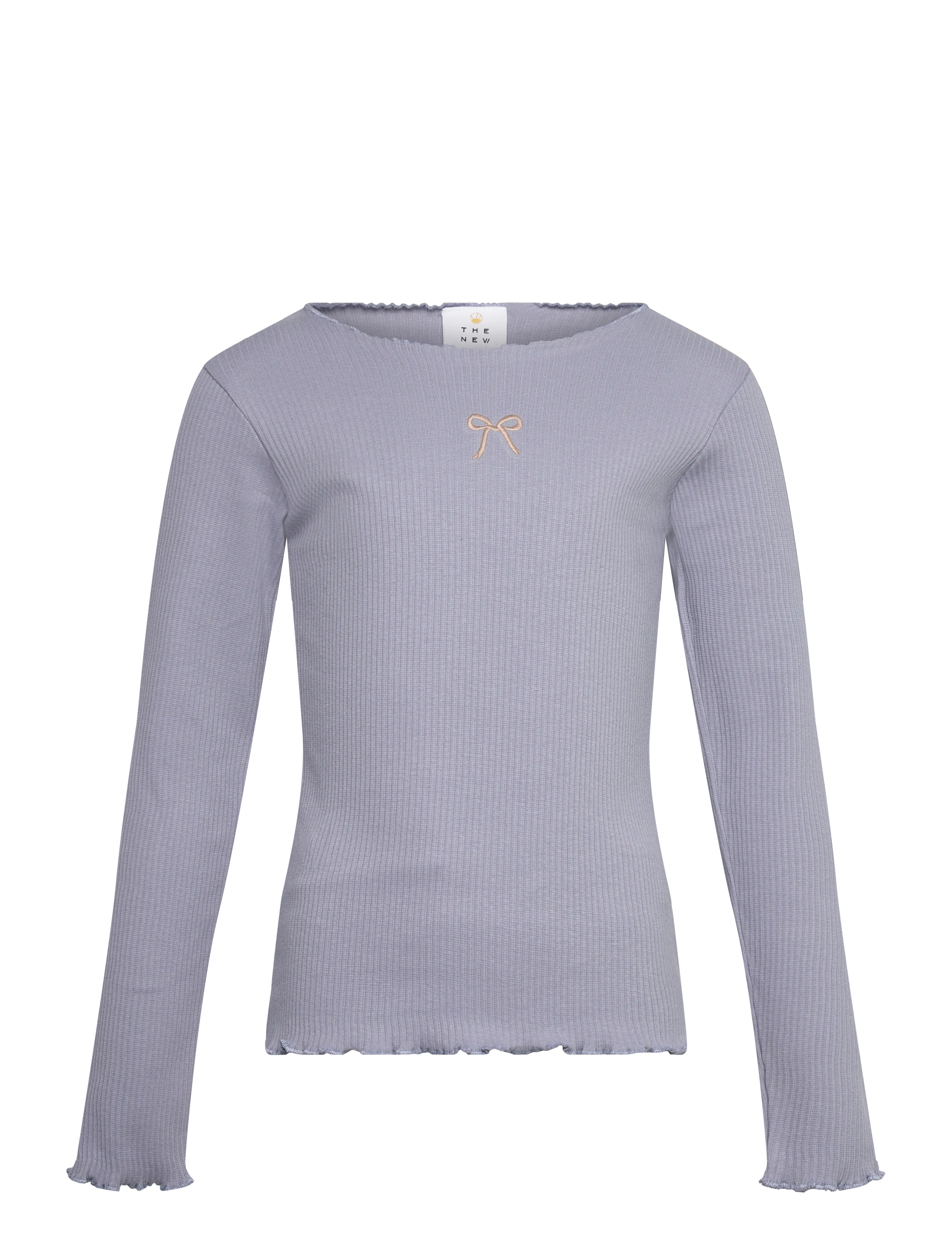 The New TNRya L_S Rib Tee - Overdele - TEMPEST / grey