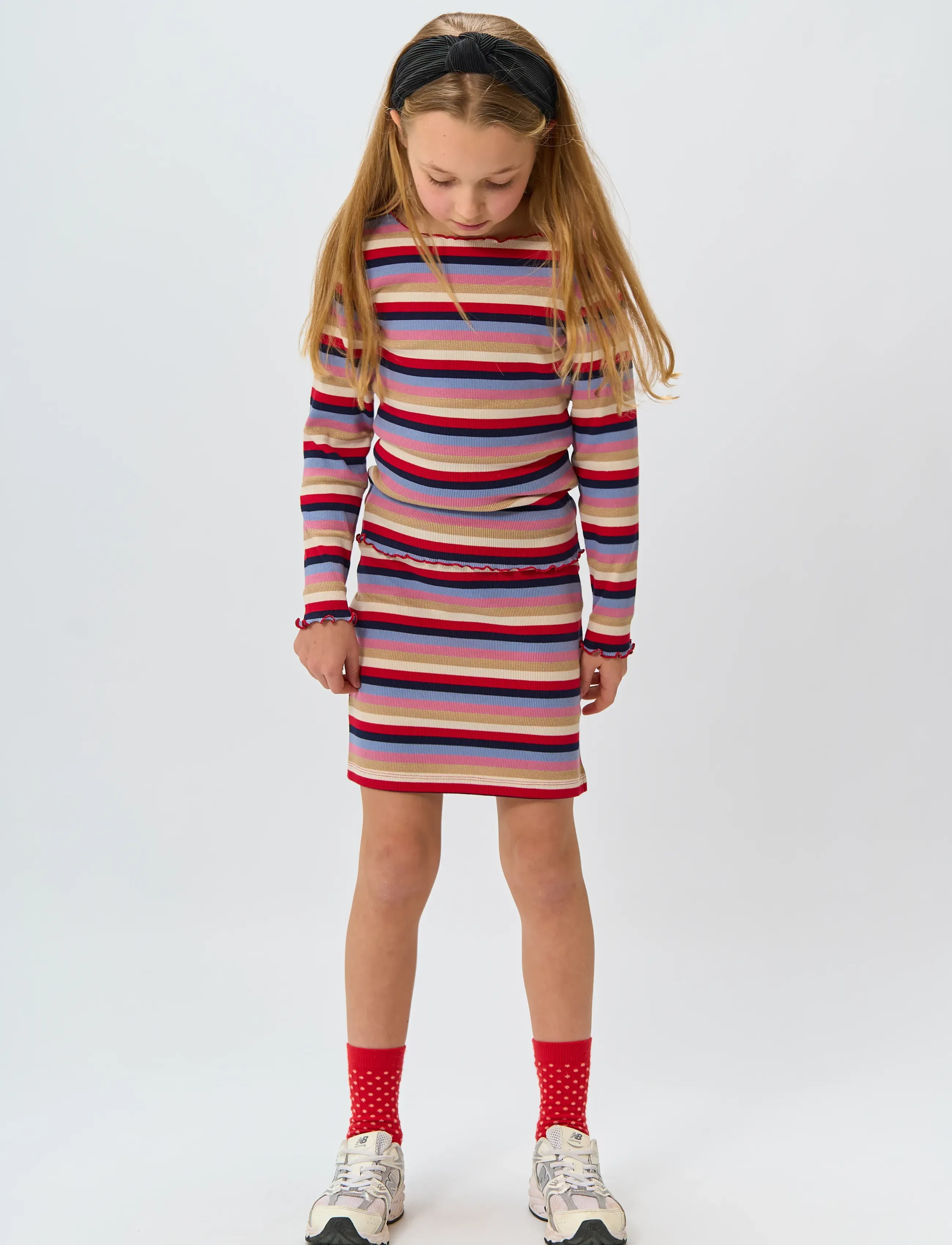 The New - TNRosie Rib Skirt - kurze röcke - multi striped - 0