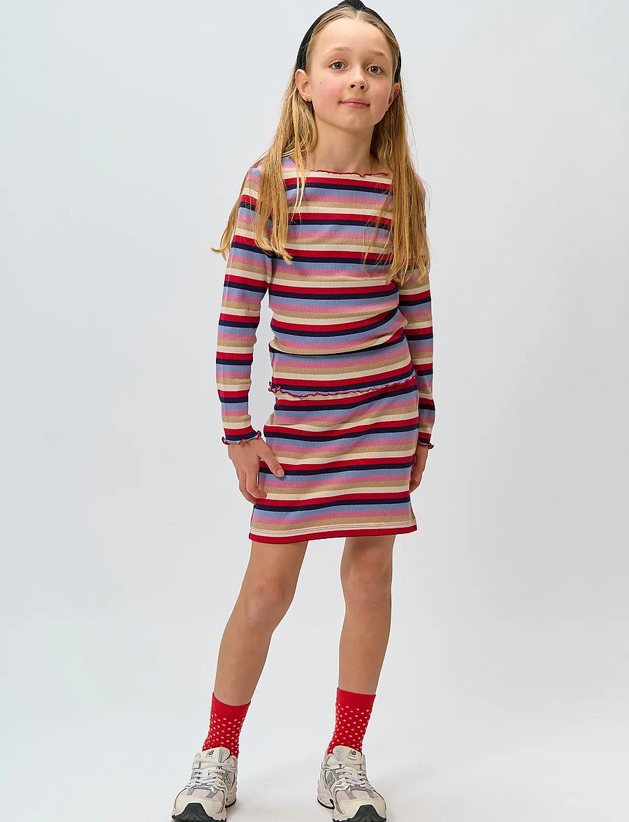 The New - TNRosie Rib Skirt - kurze röcke - multi striped - 3
