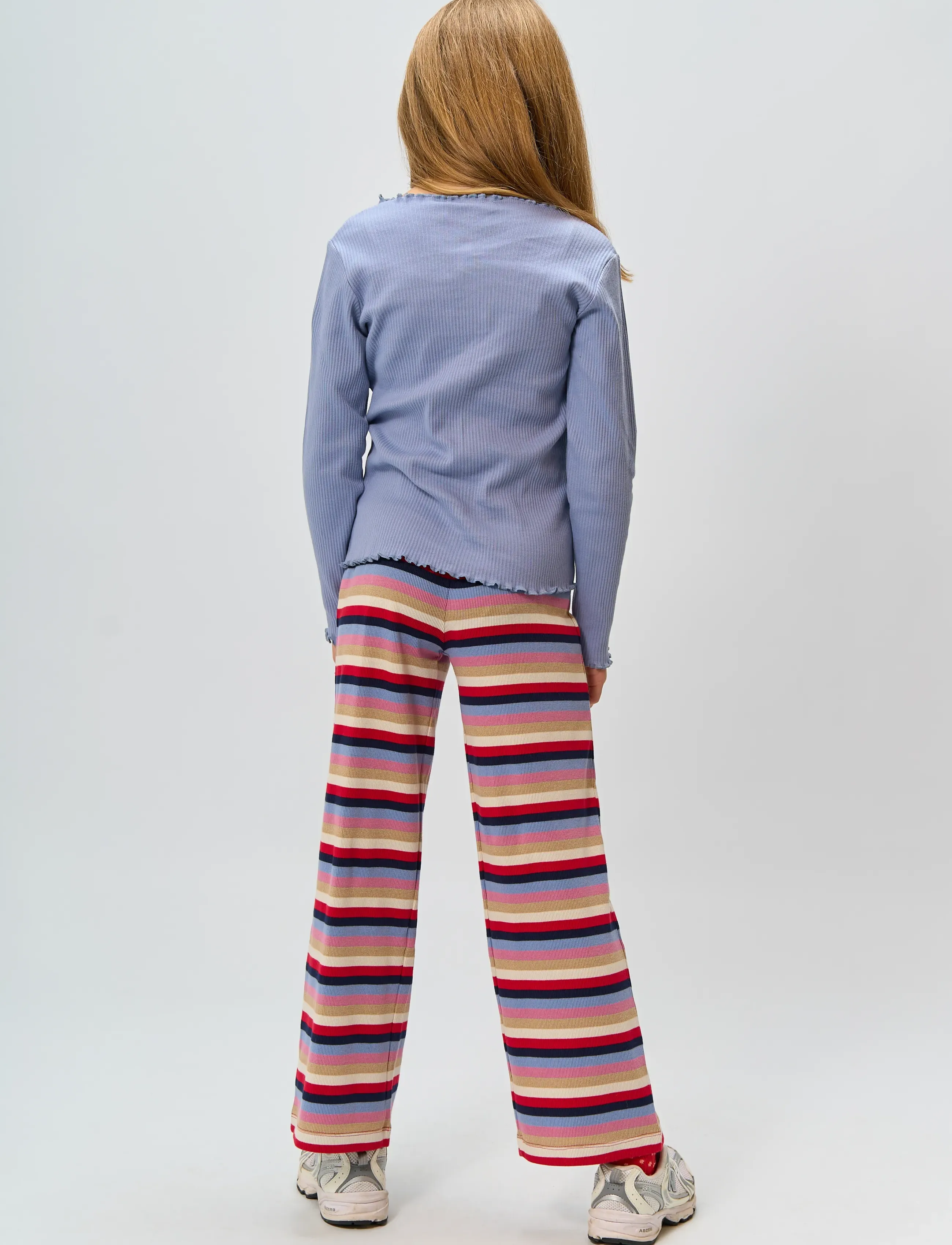 The New - TNRosie Wide Rib Pants - byxor - multi striped - 3