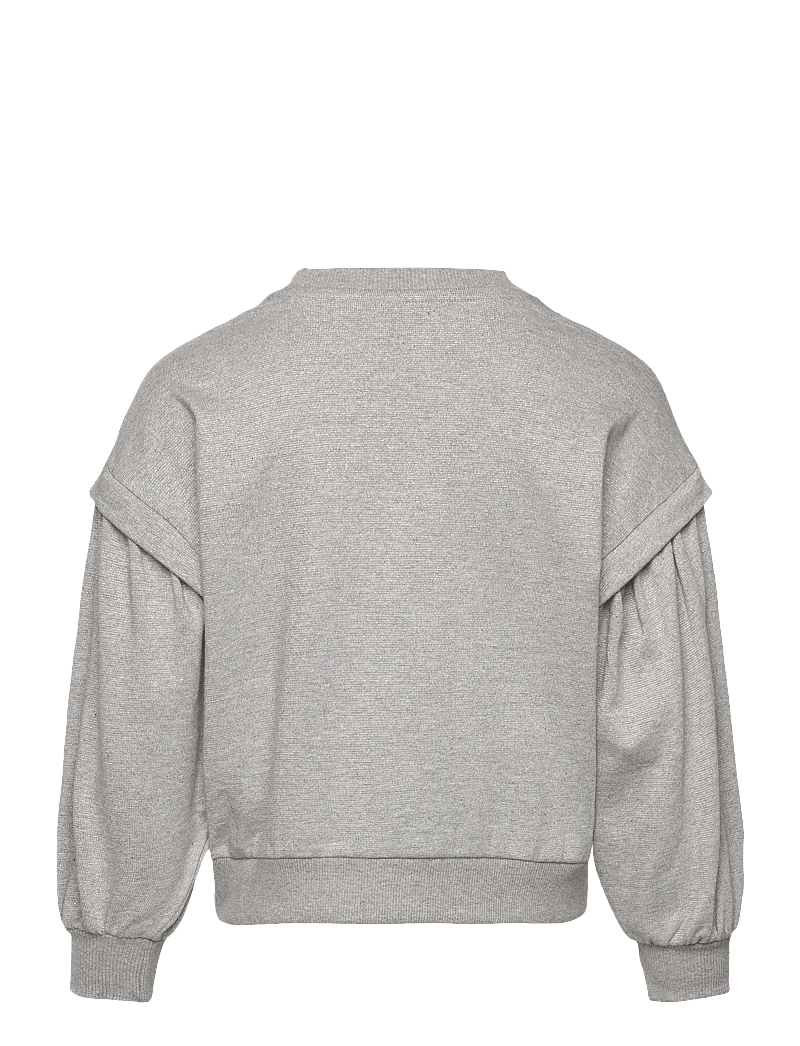 The New - TNRenata Glitter Sweatshirt - sweatshirts - light grey melange - 1