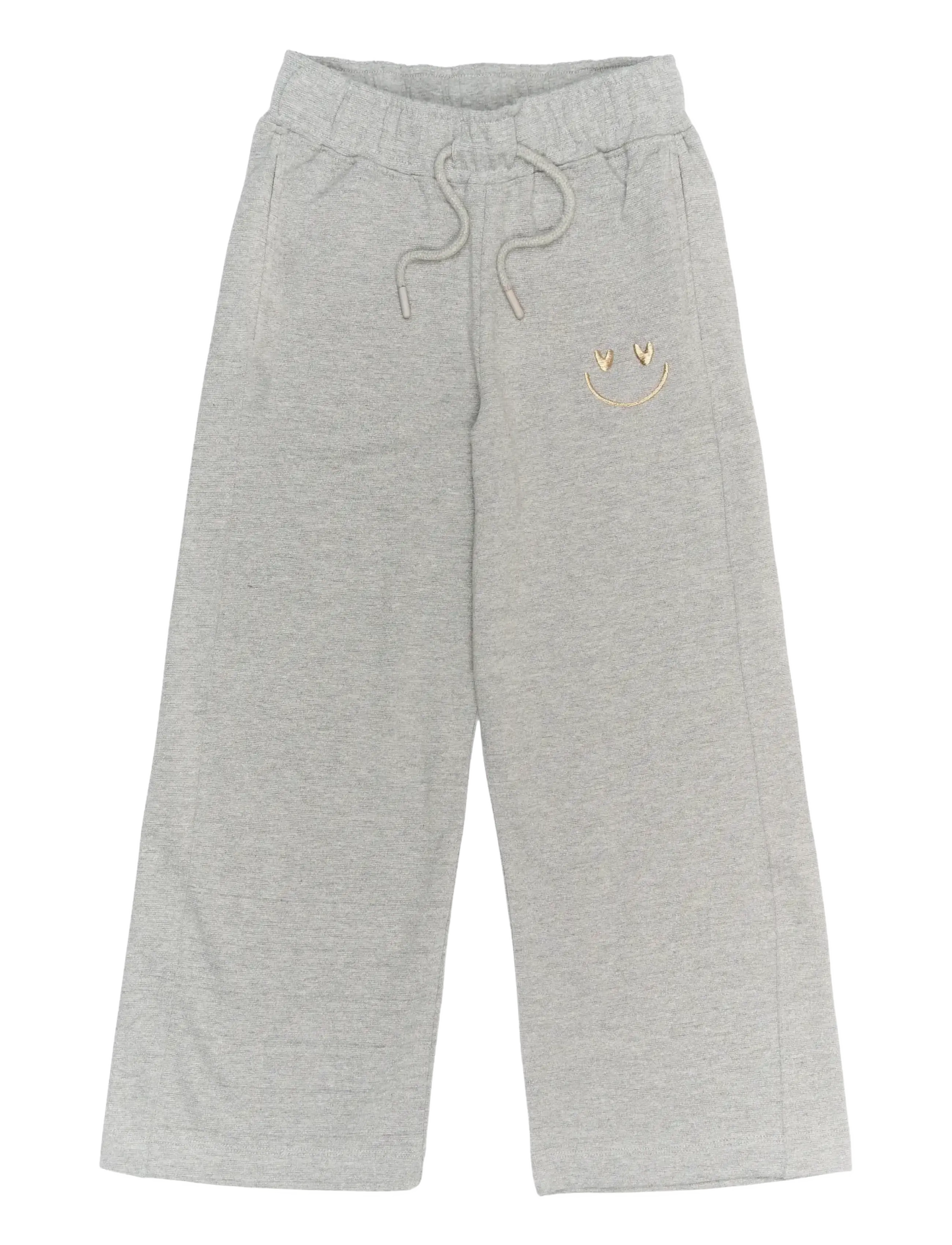 The New TNRenata Wide Glitter Sweatpants - Clothing - LIGHT GREY MELANGE / grey