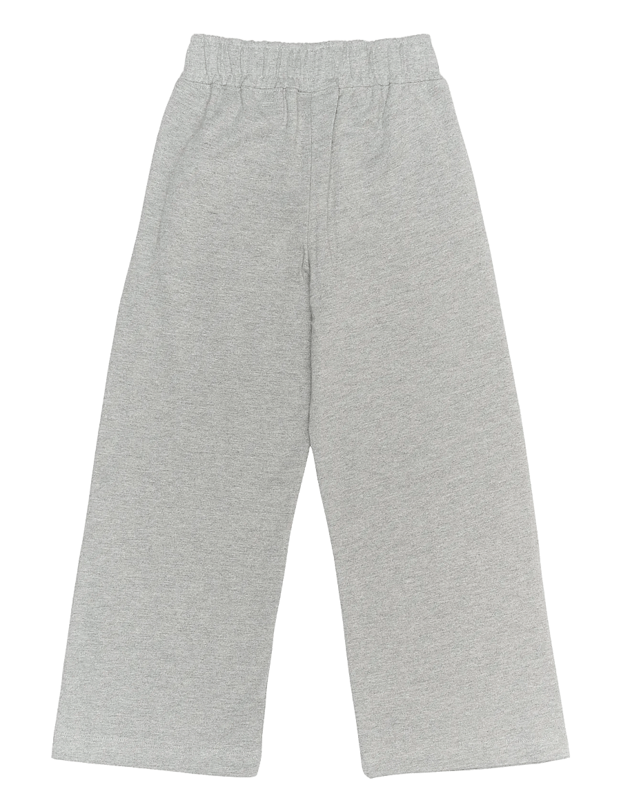 The New - TNRenata Wide Glitter Sweatpants - light grey melange - 2