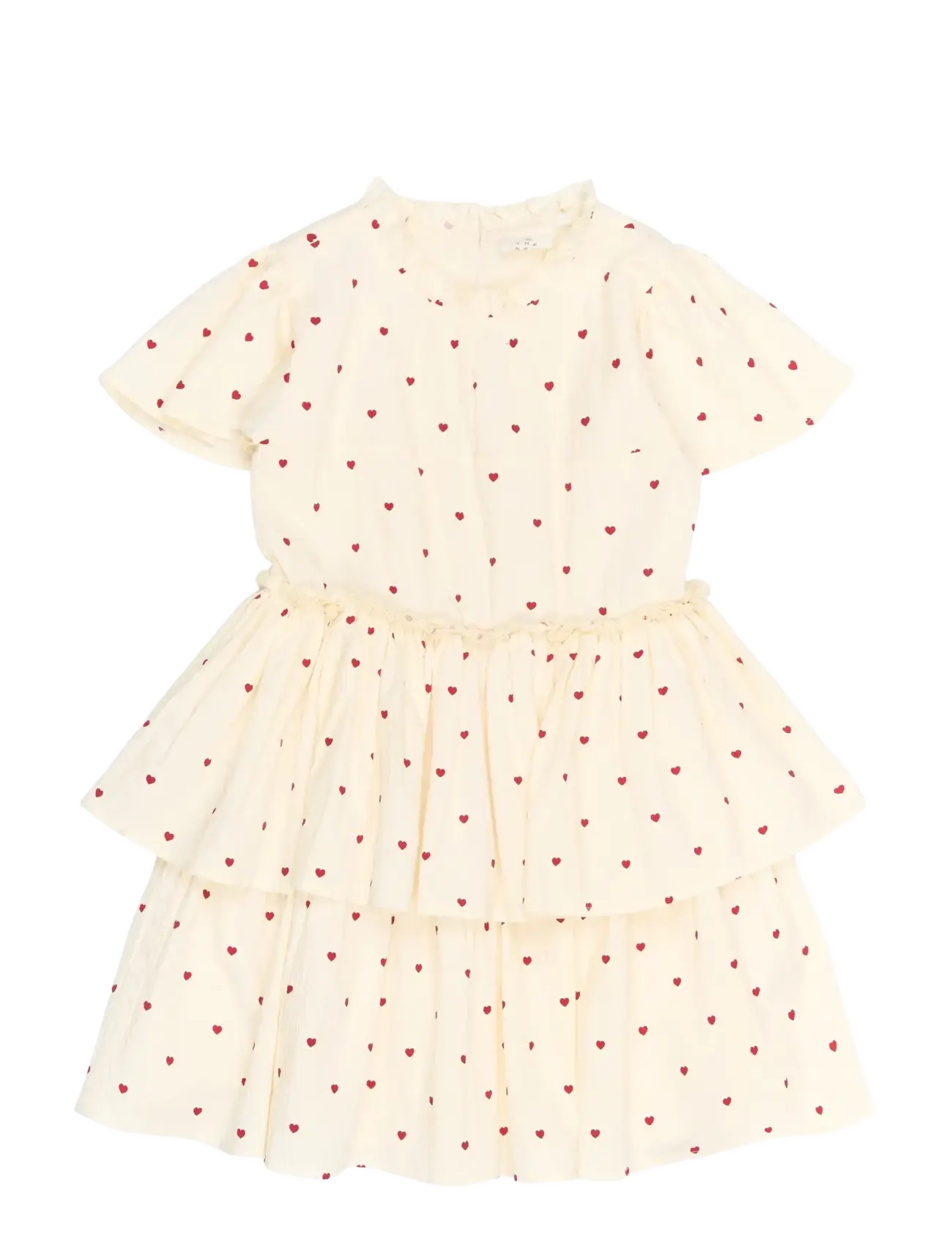 The New TNRamona S_S Dress - Clothing - GARDENIA AOP / cream