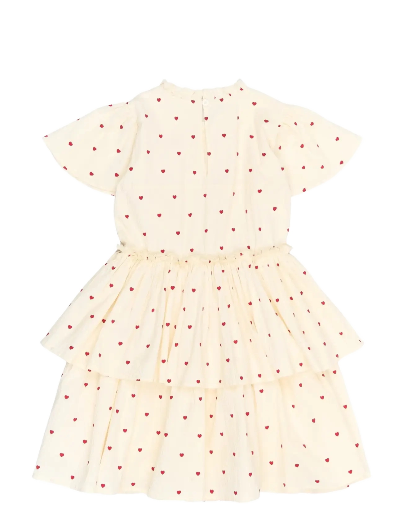 The New - TNRamona S_S Dress - gardenia aop - 2