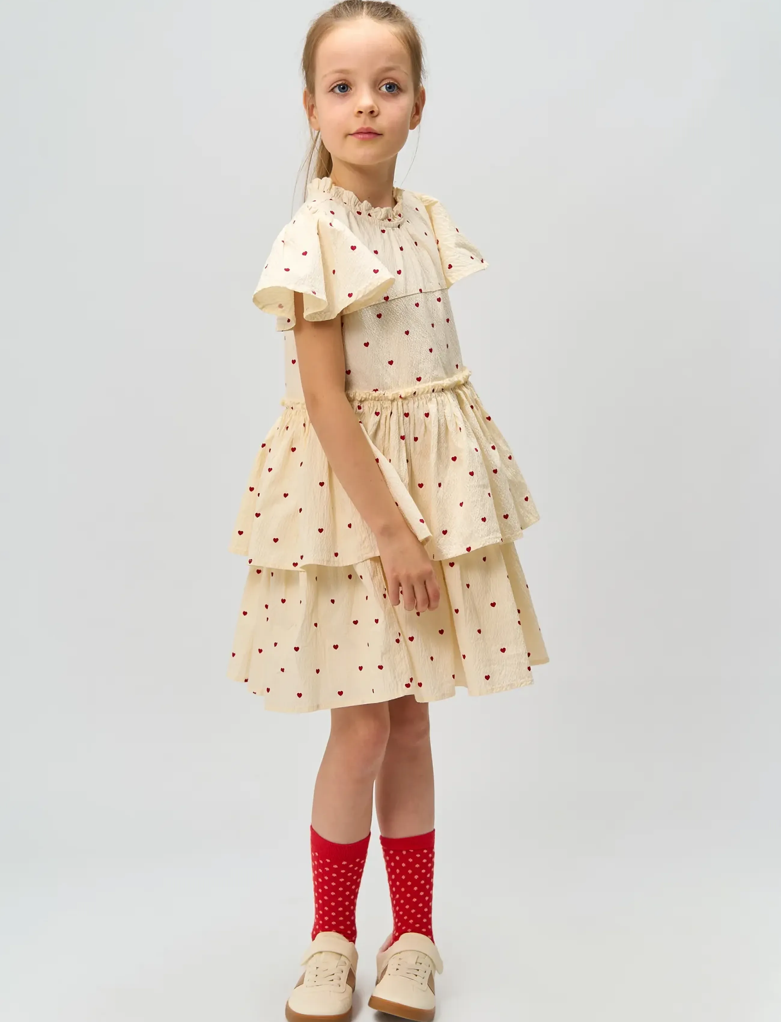 The New TNRamona S_S Dress - Kleidid ja seelikud - GARDENIA AOP / cream