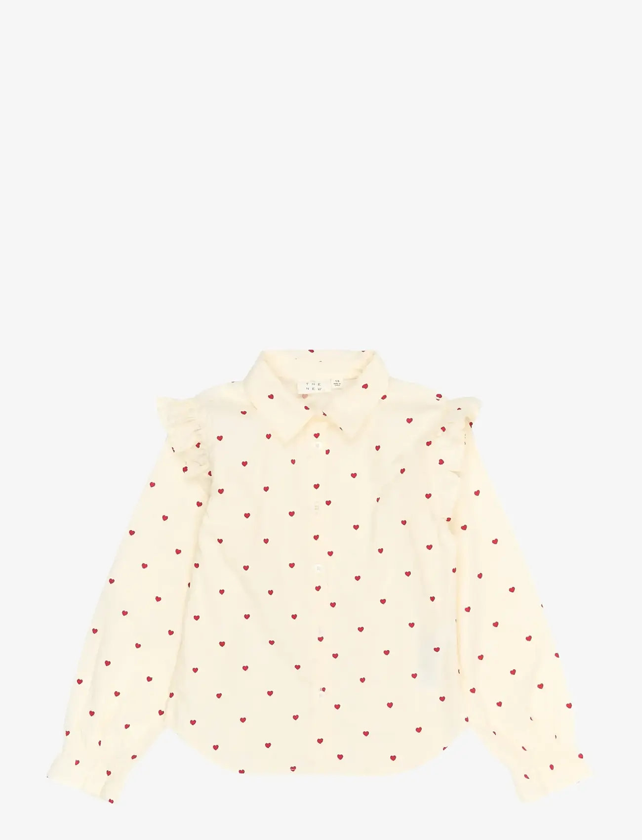 The New - TNRamona Shirt - long-sleeved shirts - gardenia aop - 1