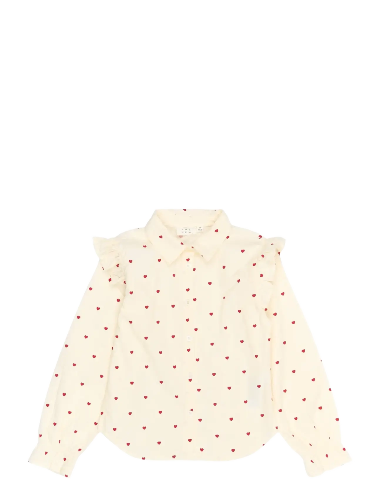 The New - TNRamona Shirt - gardenia aop - 1