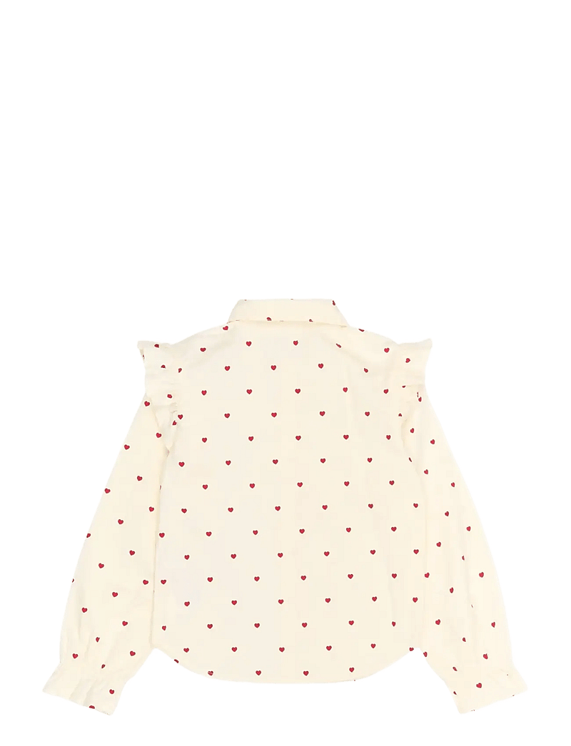 The New - TNRamona Shirt - langærmede skjorter - gardenia aop - 2