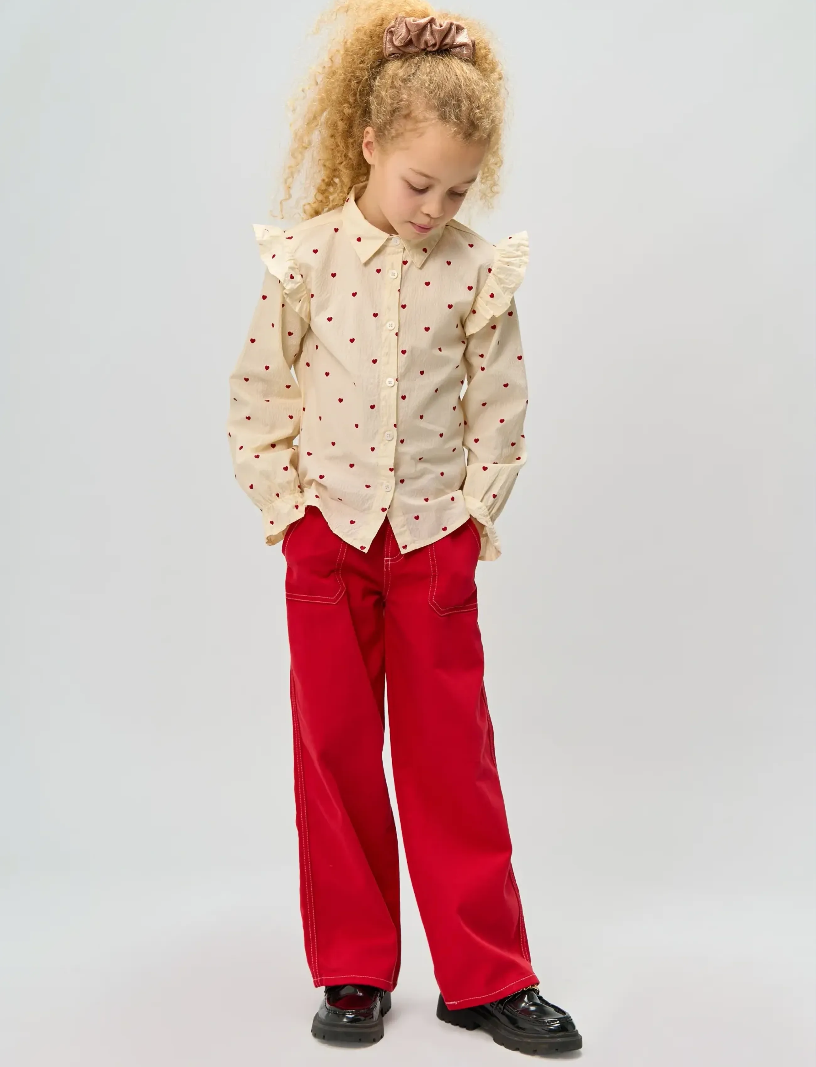 The New TNRamona Shirt - Oberteile - GARDENIA AOP / cream