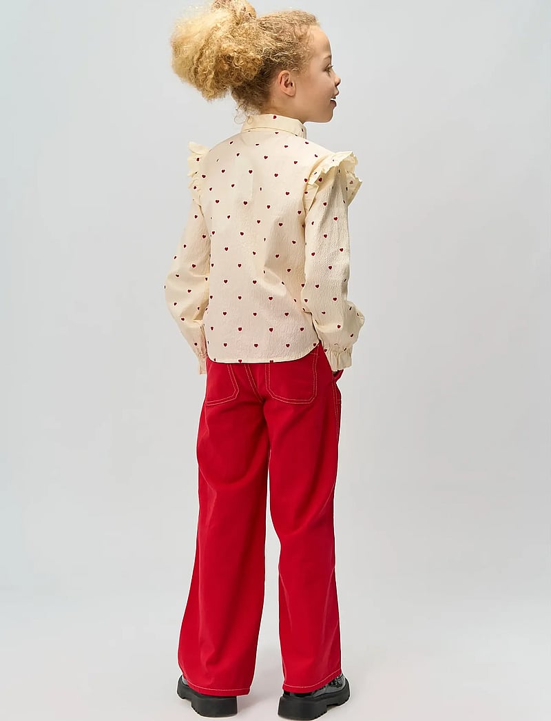 The New - TNRamona Shirt - langærmede skjorter - gardenia aop - 3