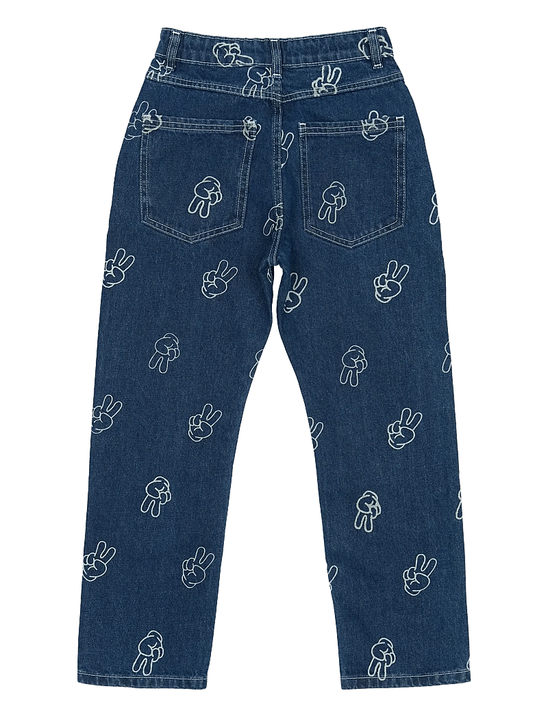The New - TNPewter Loose Fit Jeans - loose jeans - medium blue denim aop - 2