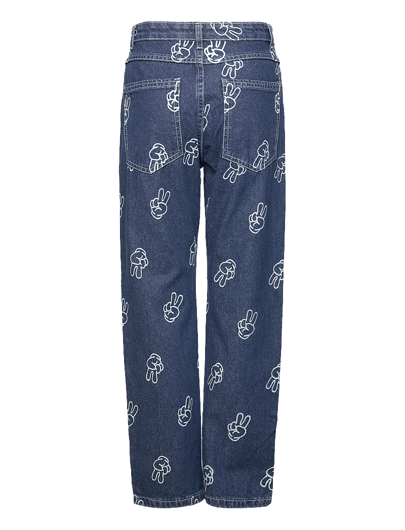 The New - TNPewter Loose Fit Jeans - laia säärega teksad - medium blue denim aop - 1