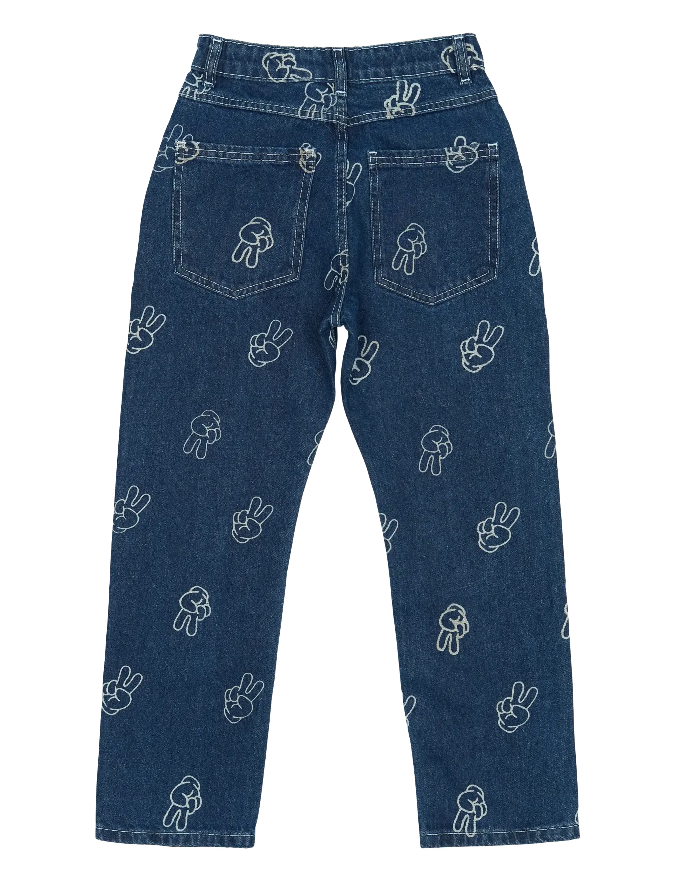 The New - TNPewter Loose Fit Jeans - medium blue denim aop - 2