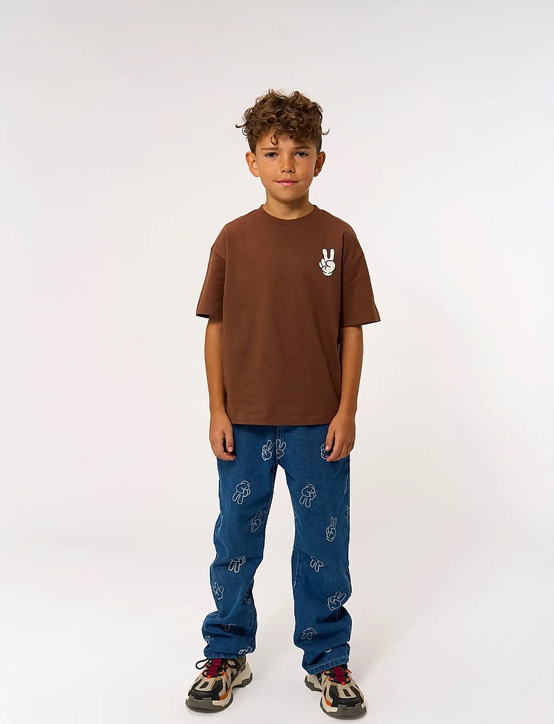 The New - TNPewter Loose Fit Jeans - loose jeans - medium blue denim aop - 0