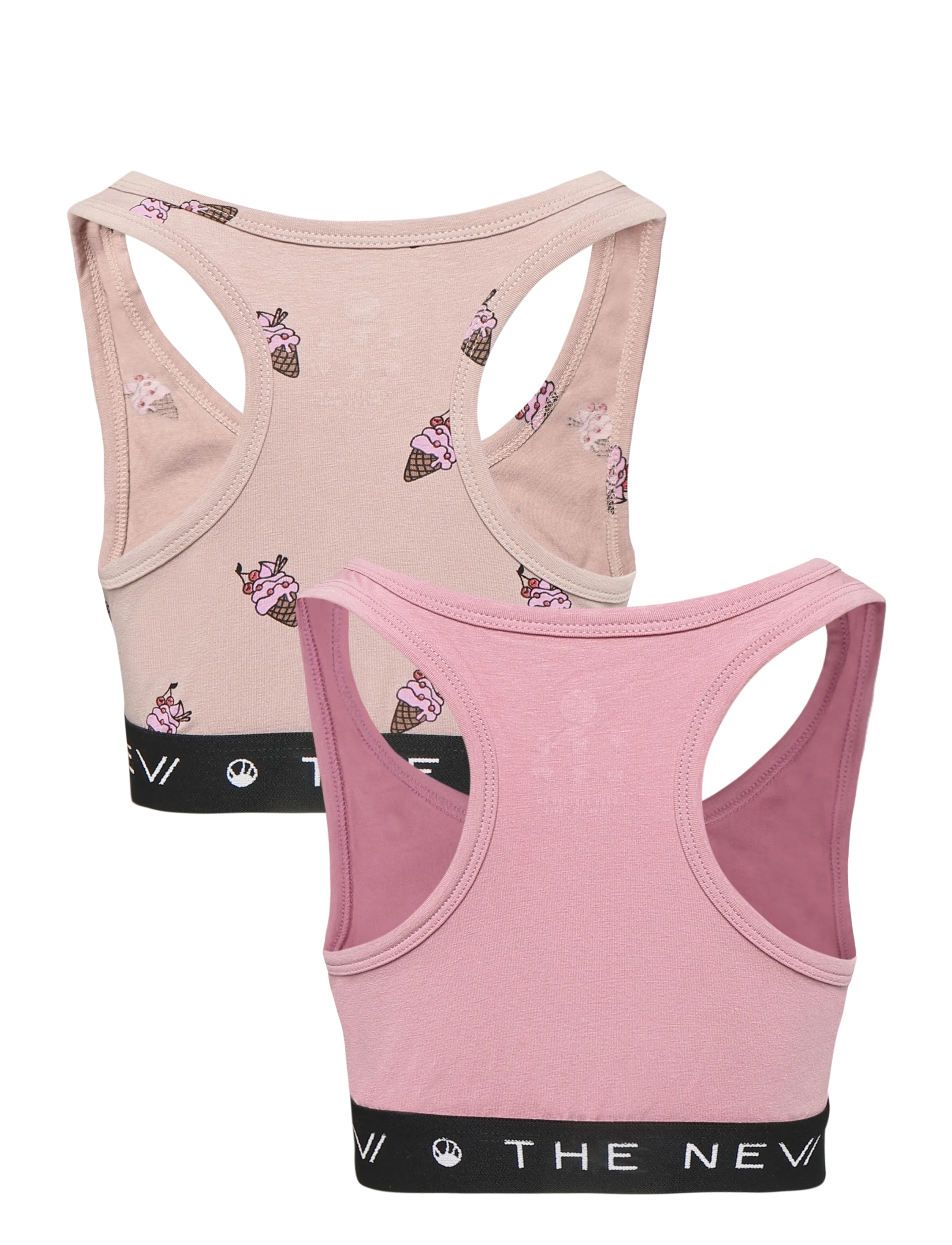 The New - TNTHE NEW Top 2-Pack Exp - herbstliche kleidung - adobe rose ice cream aop - 1