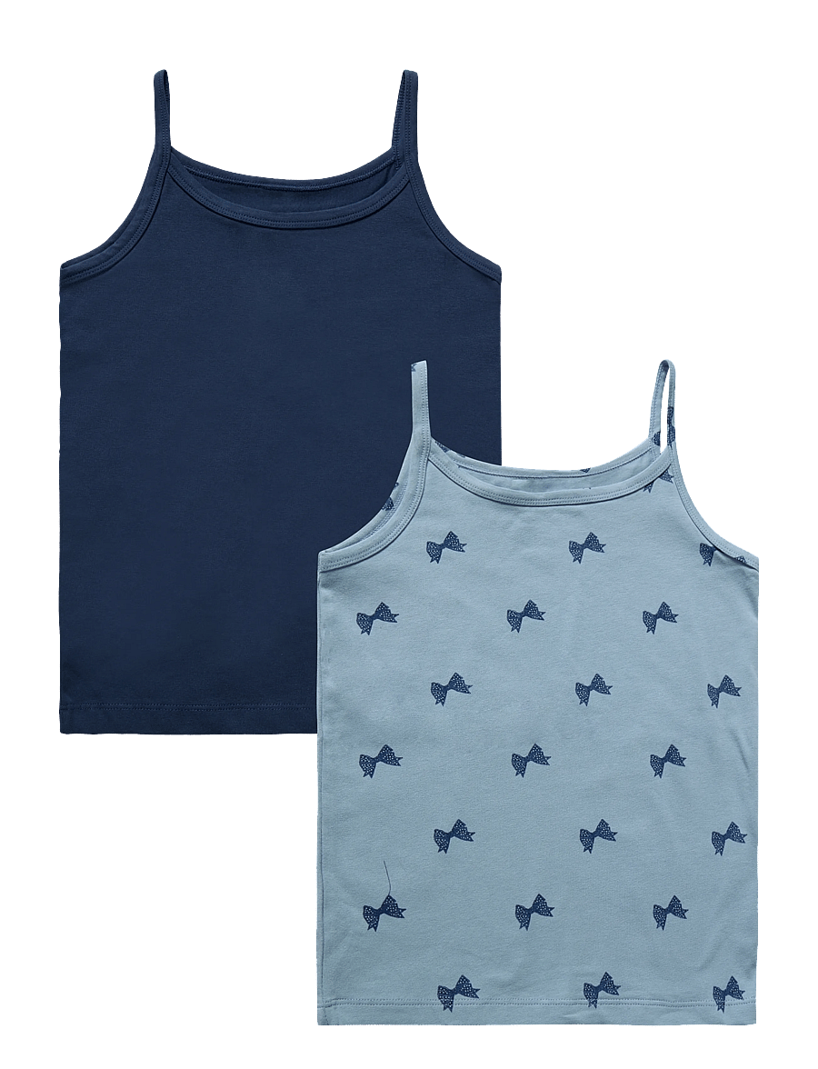 The New - TNTHE NEW Strap Top 2-Pack Exp - topid - ashley blue bow aop - 1