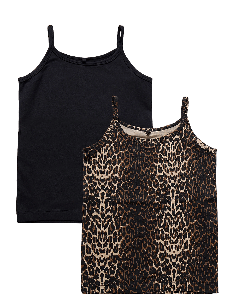 The New - TNTHE NEW Strap Top 2-Pack Exp - oberteile - black beauty - 1