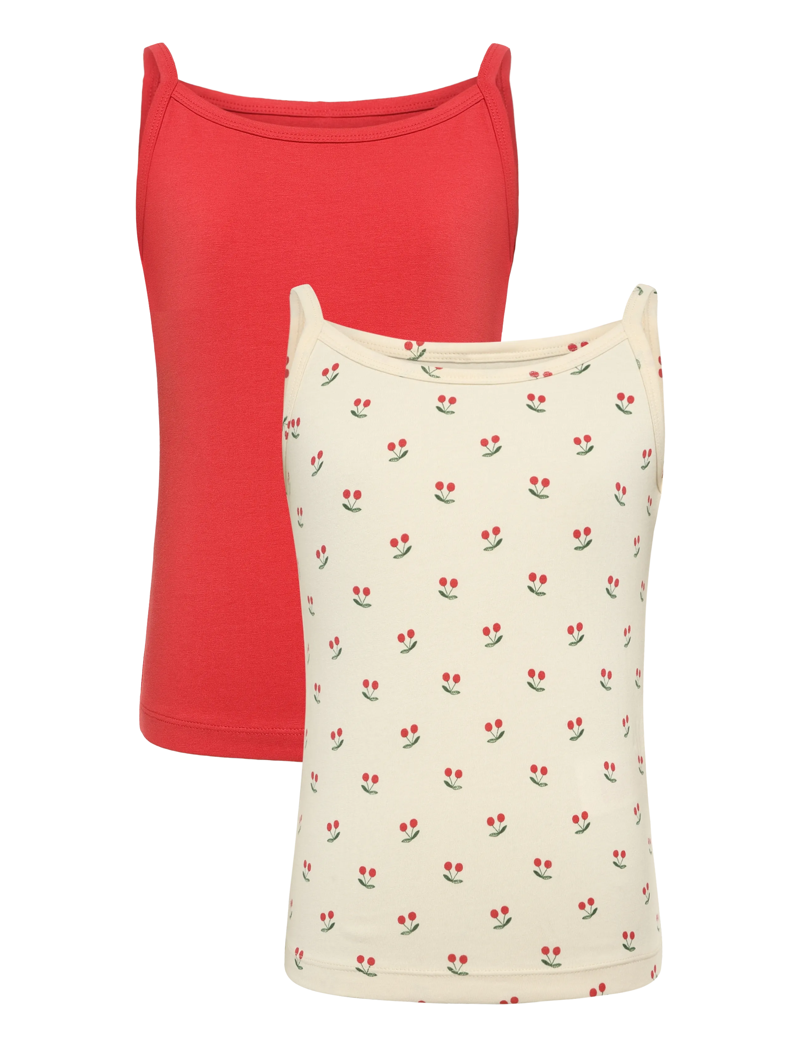 The New TNTHE NEW Strap Top 2-Pack Exp - Shoppa efter storlek - CHRYSANTHEMUM / red