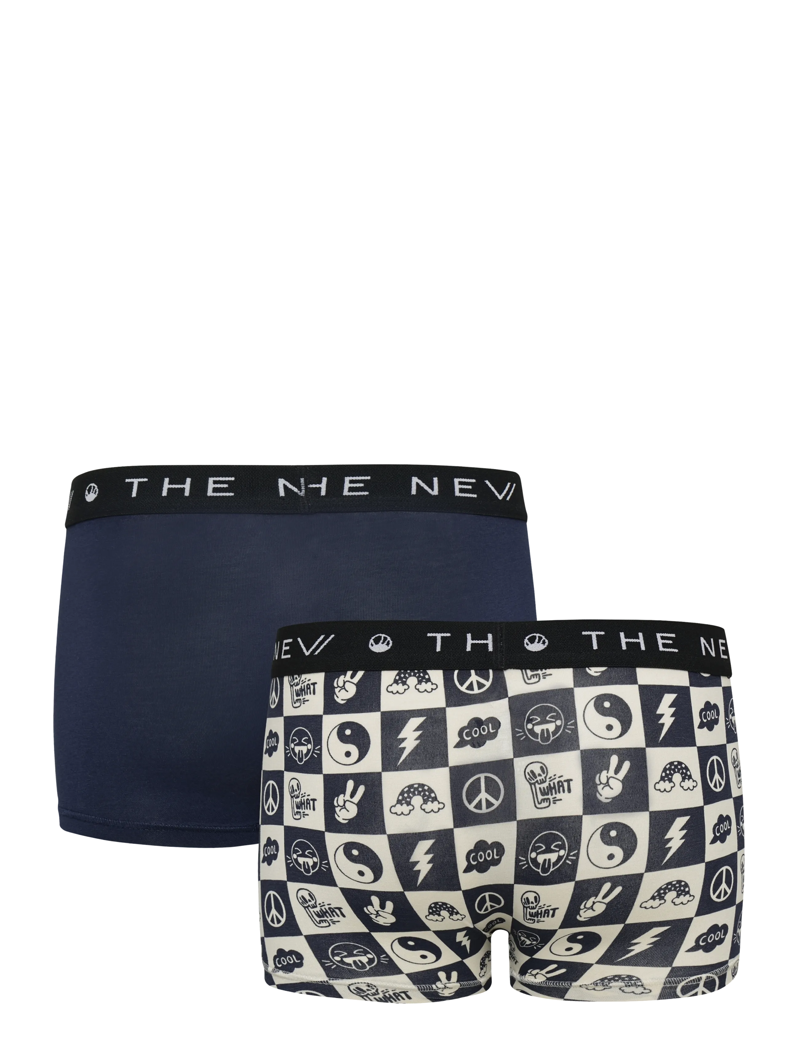 The New - TNTHE NEW Boxers 2-Pack Exp - unterteile - navy blazer funny check aop - 1
