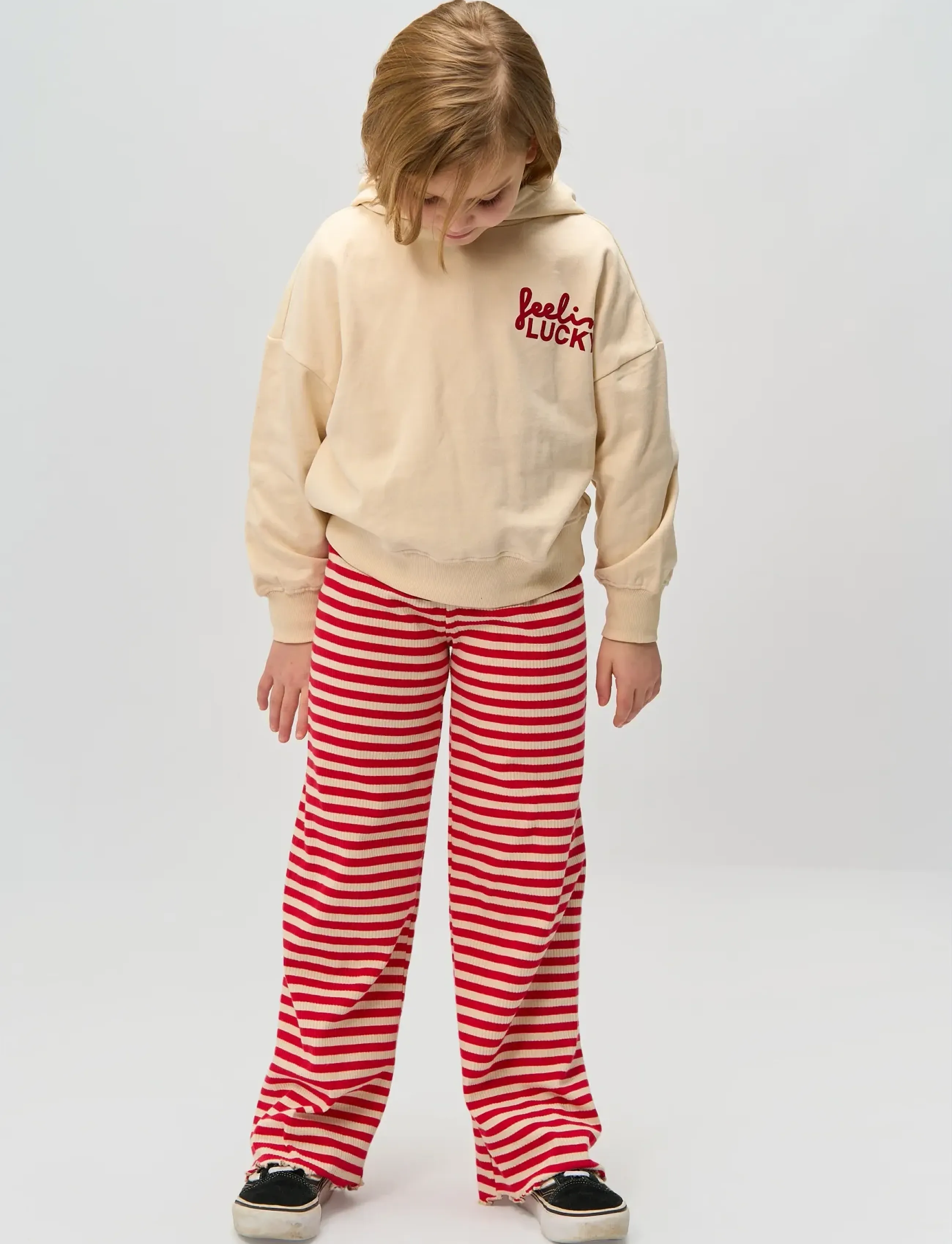 The New TNMoore Wide Rib Pants - Underdele - SKI PATROL STRIPED / red
