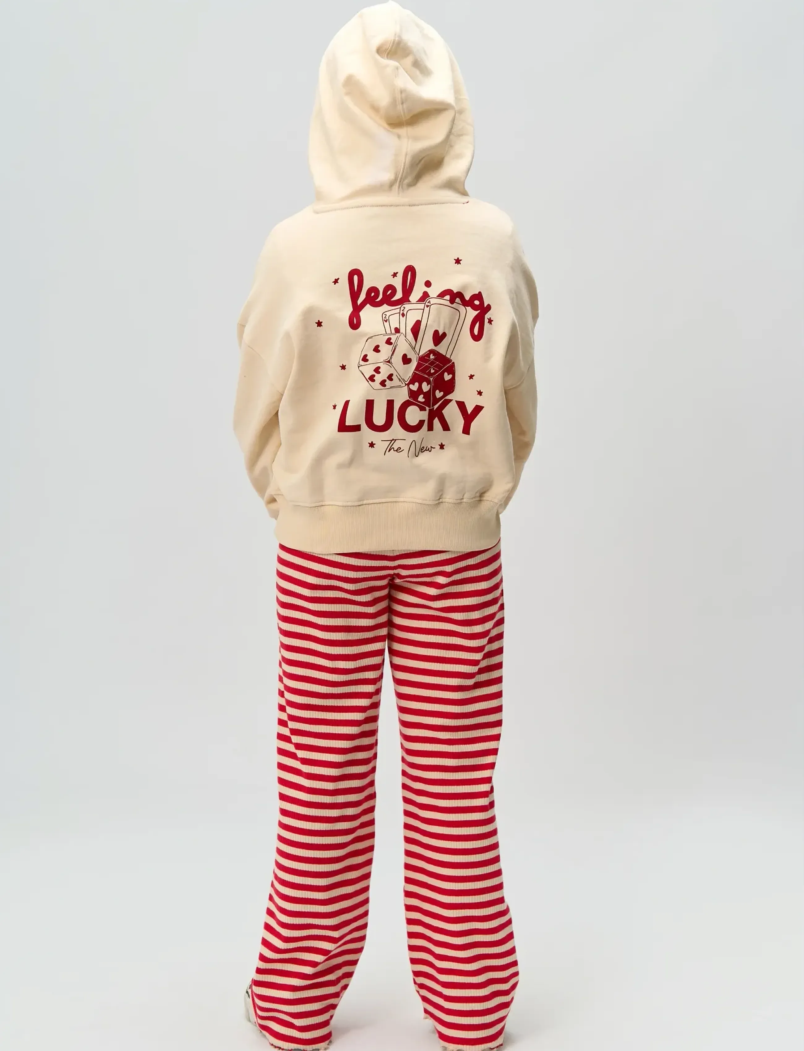 The New - TNMoore Wide Rib Pants - ski patrol striped - 3