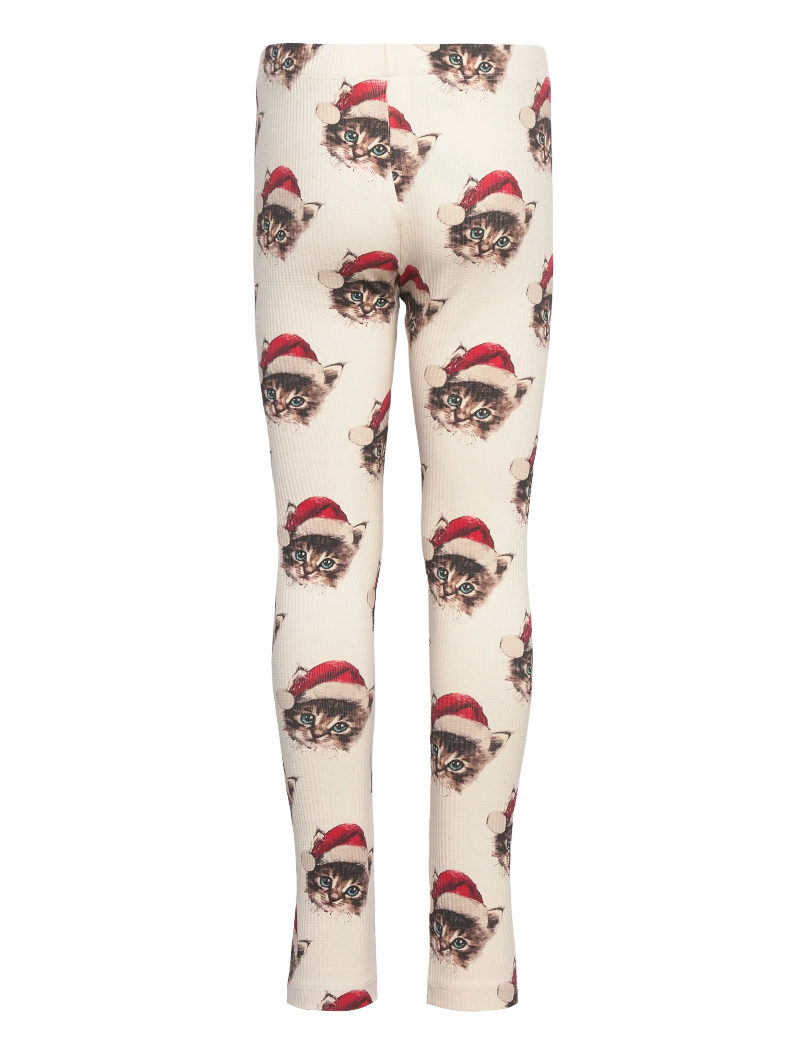 The New - TNHoliday Rib Night Set - gardenia cat aop - 3