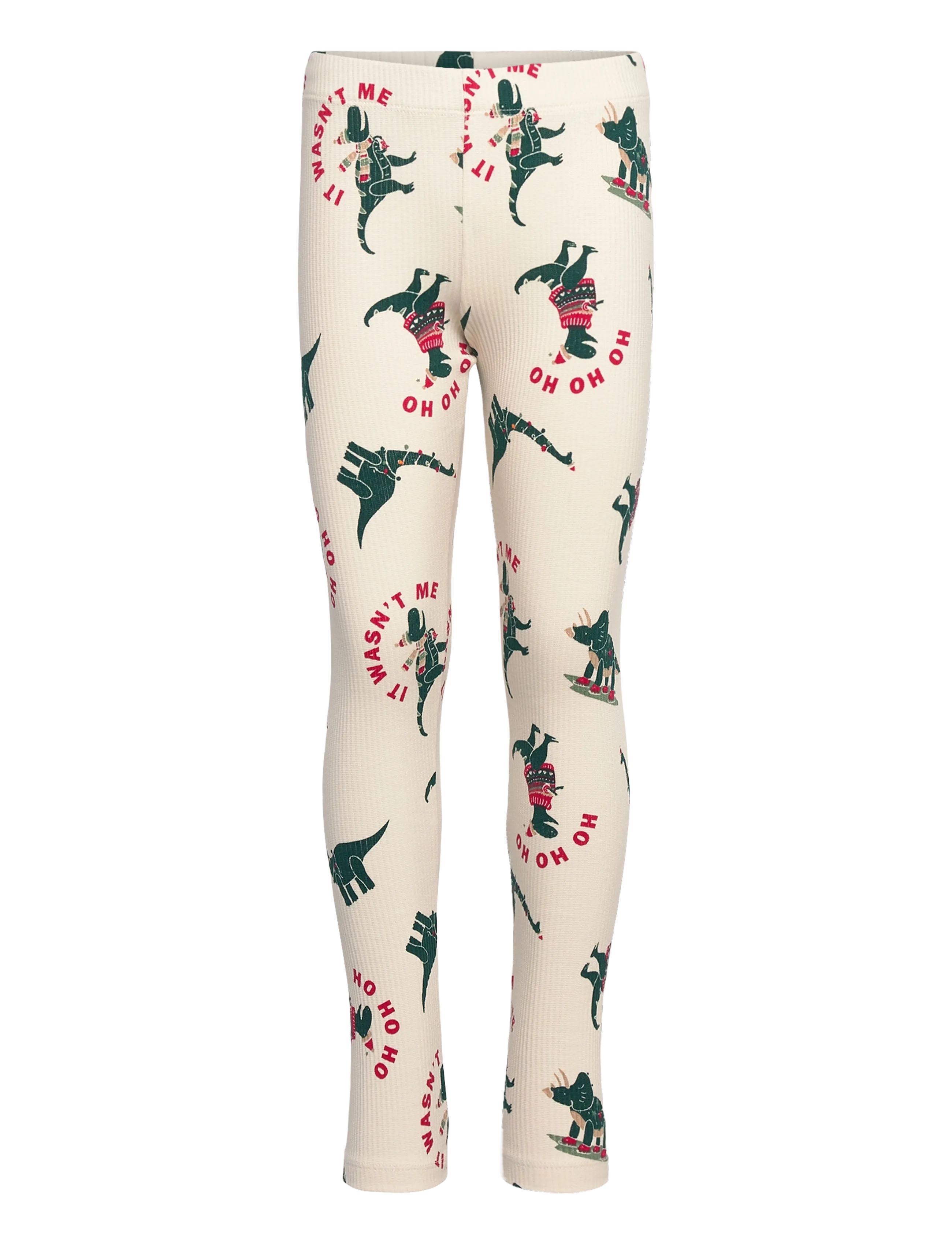 The New - TNHoliday Rib Night Set - gardenia dino aop - 2