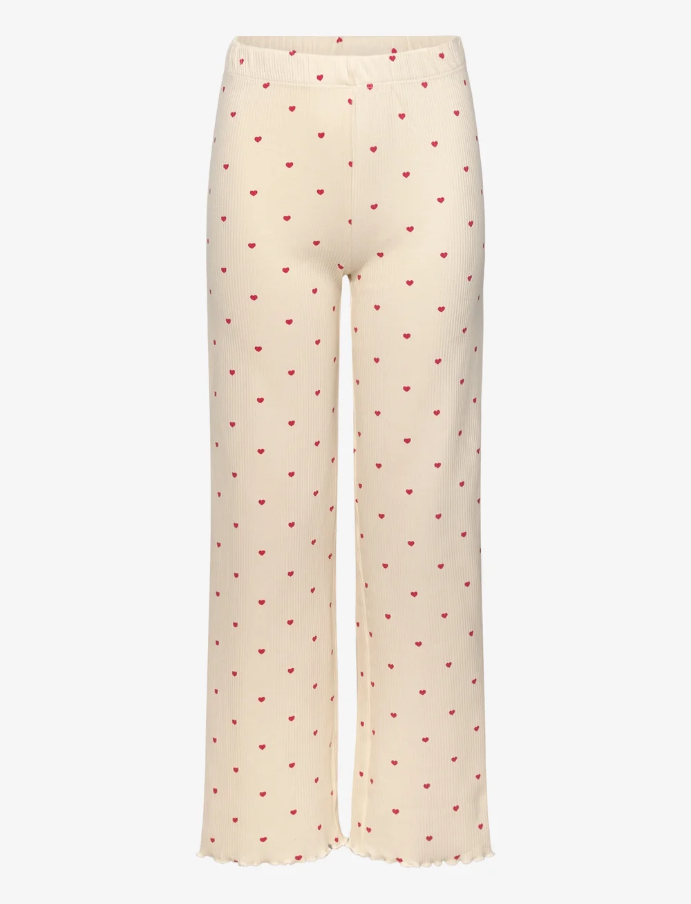 The New - TNHoliday Heart Rib Night Set - pyjamasset - gardenia aop - 2