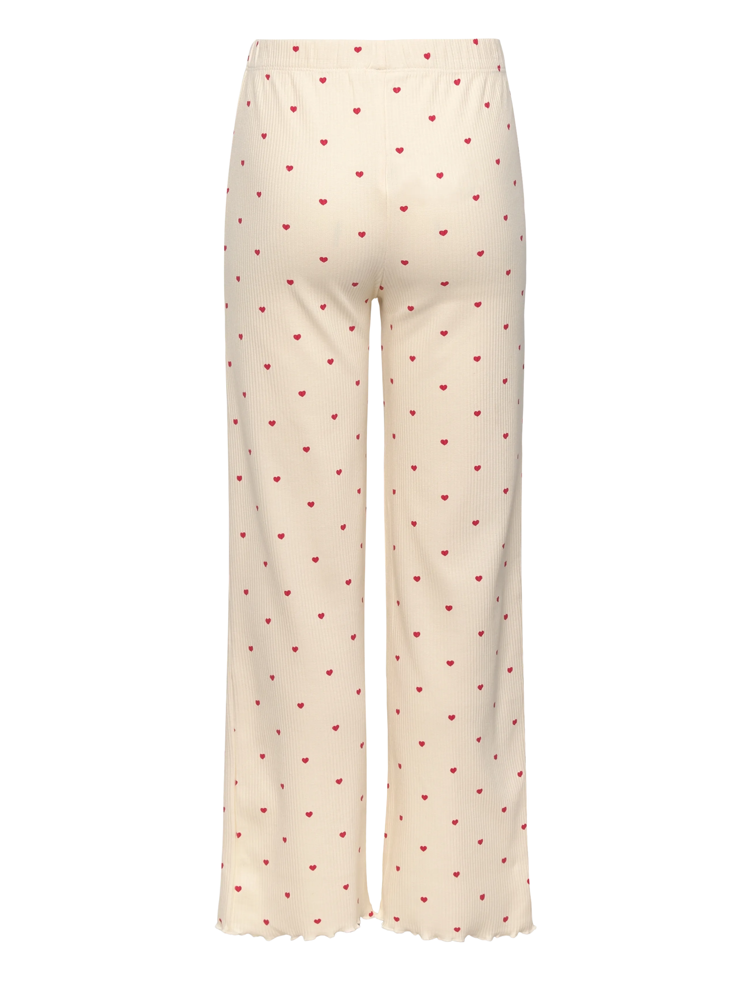 The New - TNHoliday Heart Rib Night Set - gardenia aop - 3