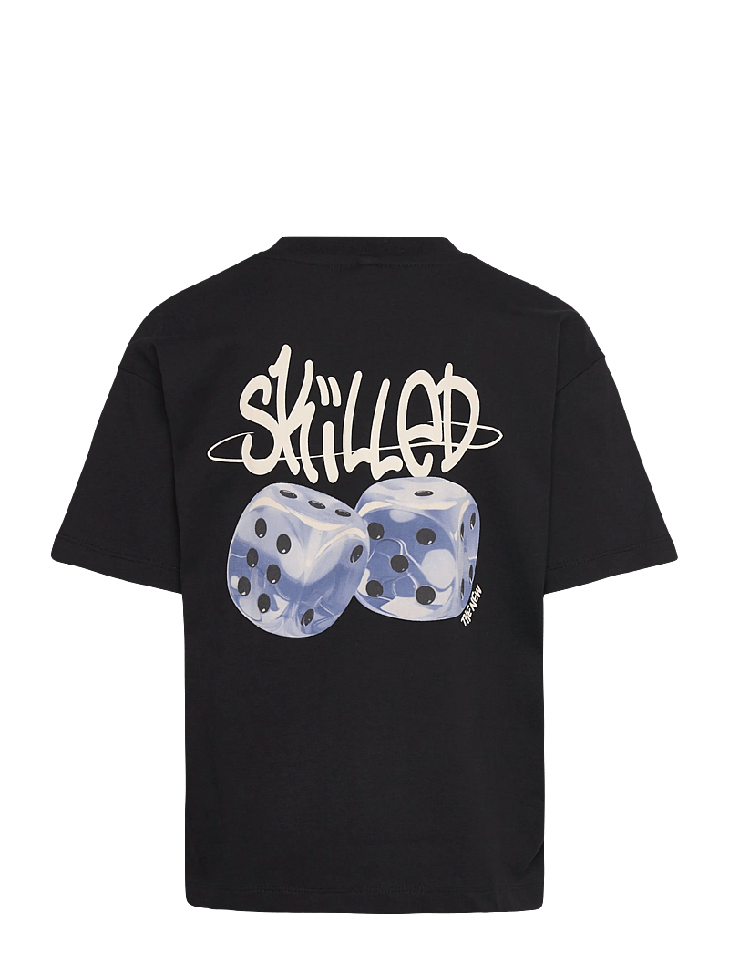 The New - TNRoss OS S_S Tee - kortärmade t-shirts - black beauty - 2