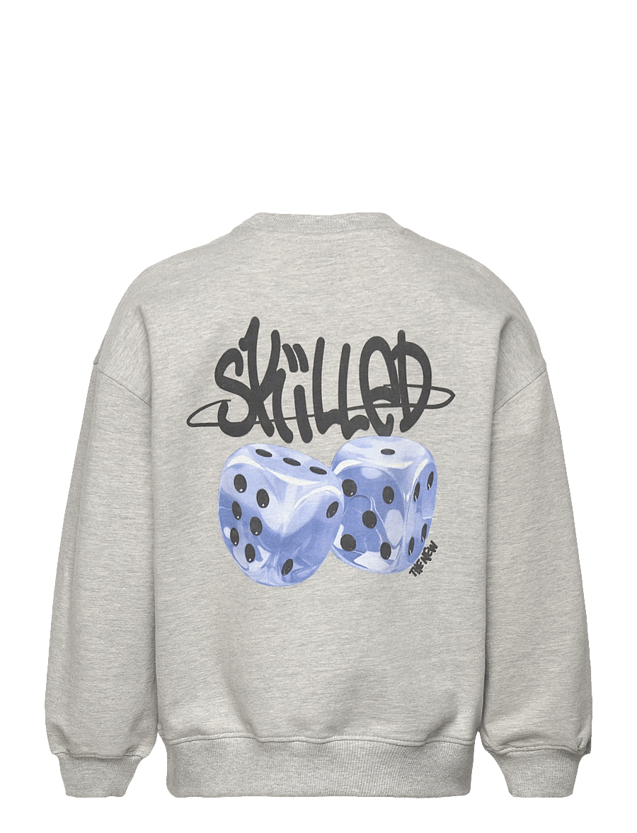 The New - TNRon Melange OS Sweatshirt - sweatshirts - light grey melange - 2
