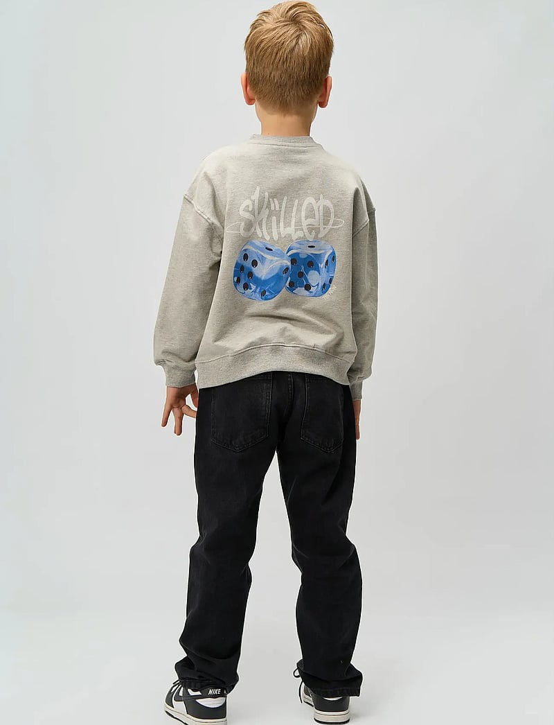 The New - TNRon Melange OS Sweatshirt - sweatshirts - light grey melange - 3