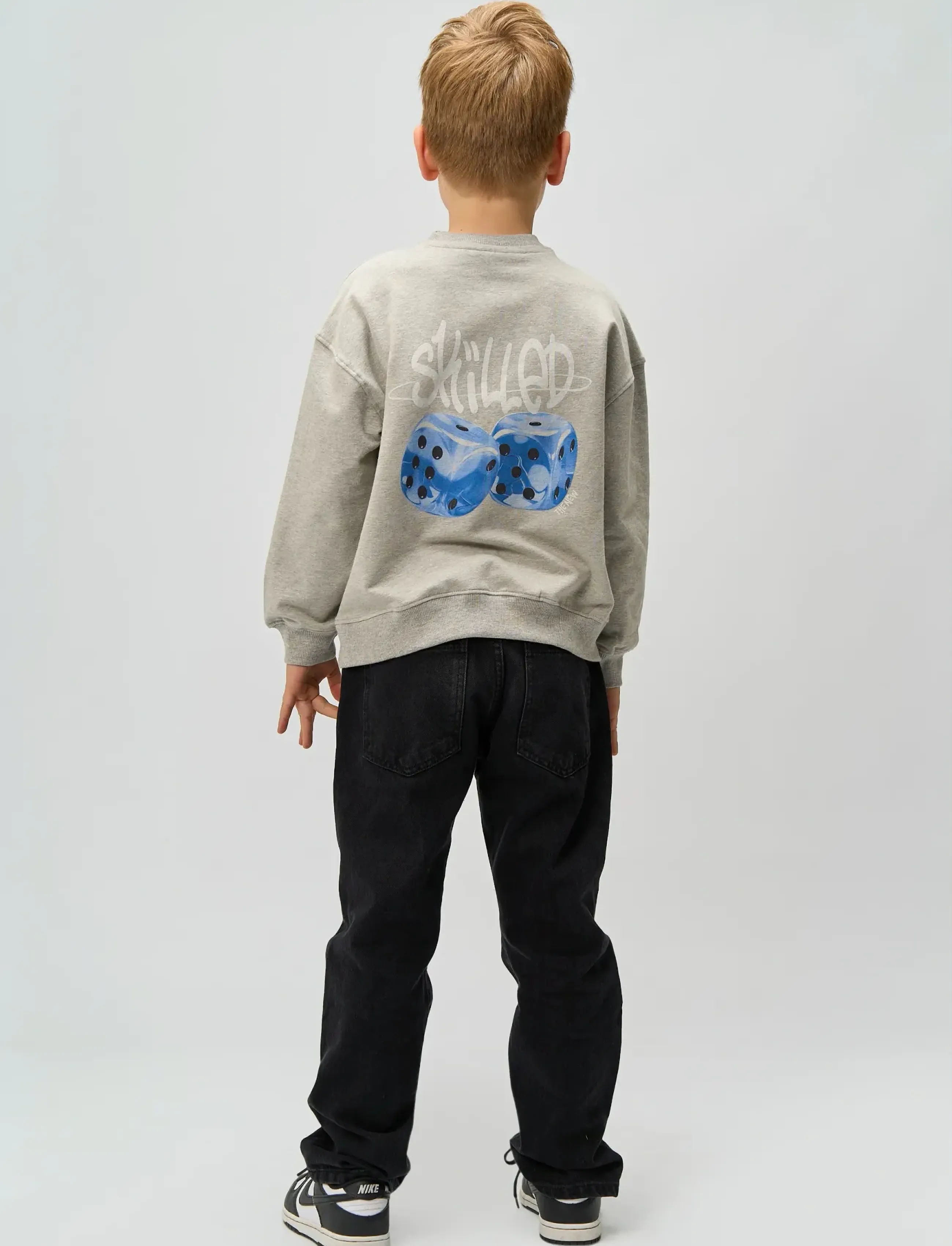 The New - TNRon Melange OS Sweatshirt - sweatshirts - light grey melange - 3
