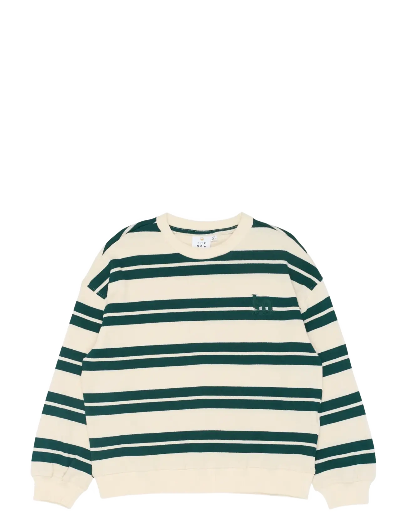 The New TNRob OS Knit Sweatshirt - Kinder 98-134 - DEEP TEAL STRIPED / green