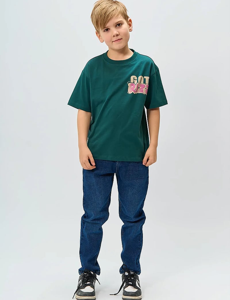 The New - TNRegan OS S_S Tee - kortärmade t-shirts - deep teal - 0