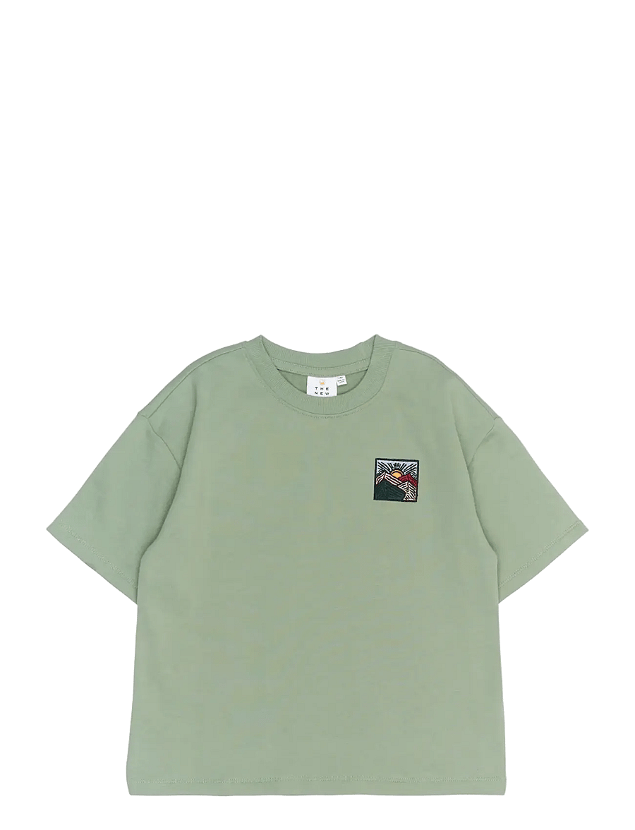 The New - TNRowan OS S_S Sweat Tee - dressipluusid - lily pad - 0