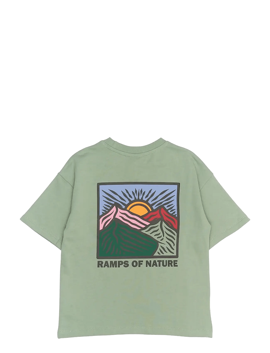 The New - TNRowan OS S_S Sweat Tee - dressipluusid - lily pad - 1