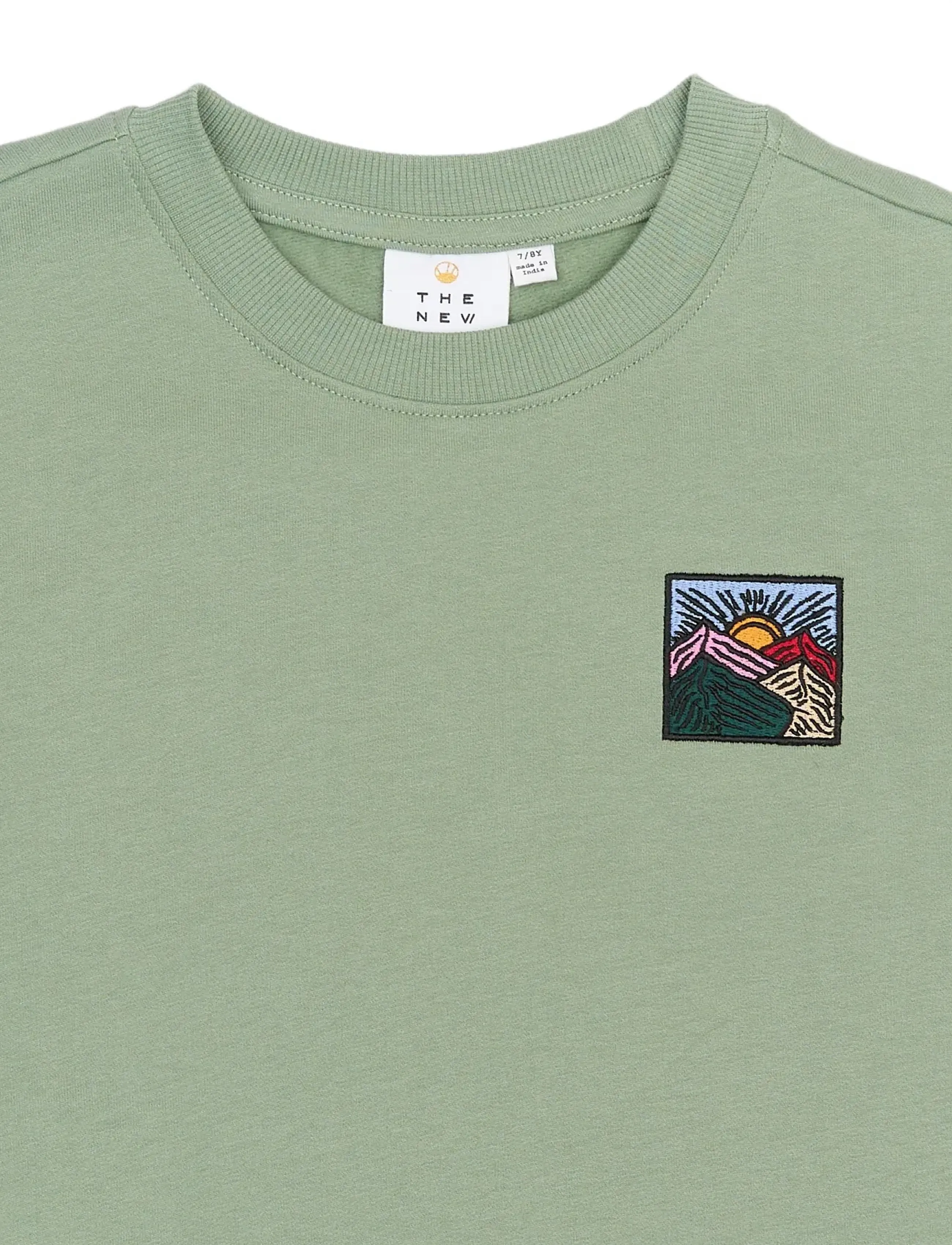 The New - TNRowan OS S_S Sweat Tee - efterårstøj - lily pad - 2