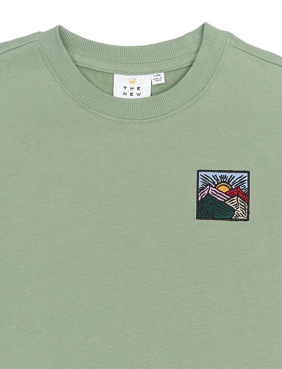 The New - TNRowan OS S_S Sweat Tee - dressipluusid - lily pad - 2