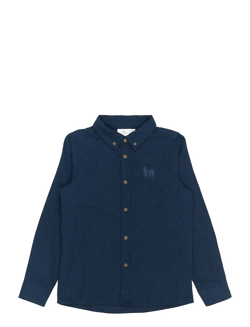 The New - TNRick L_S Shirt - langärmlige hemden - navy blazer melange - 1