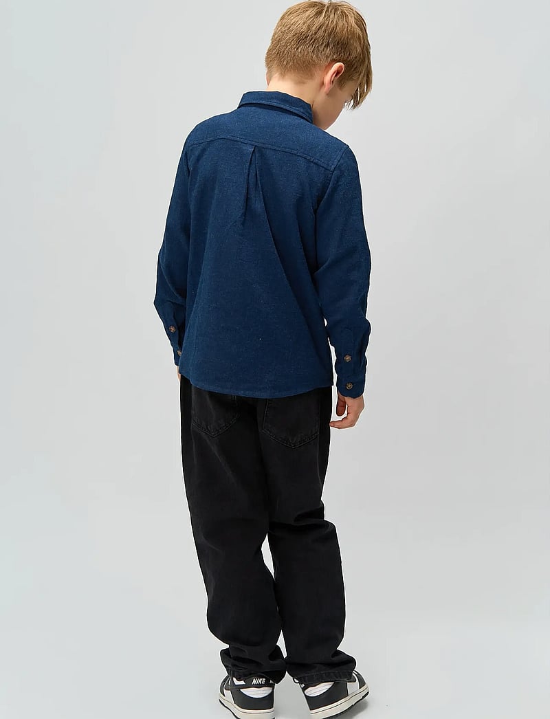 The New - TNRick L_S Shirt - langärmlige hemden - navy blazer melange - 3