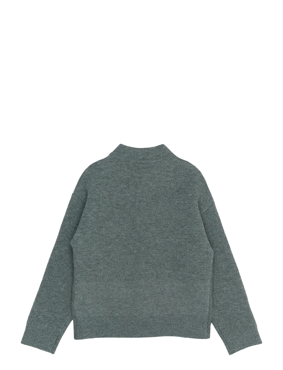 The New - TNRolland Knit Cardigan - leichte jacken - blue melange - 2