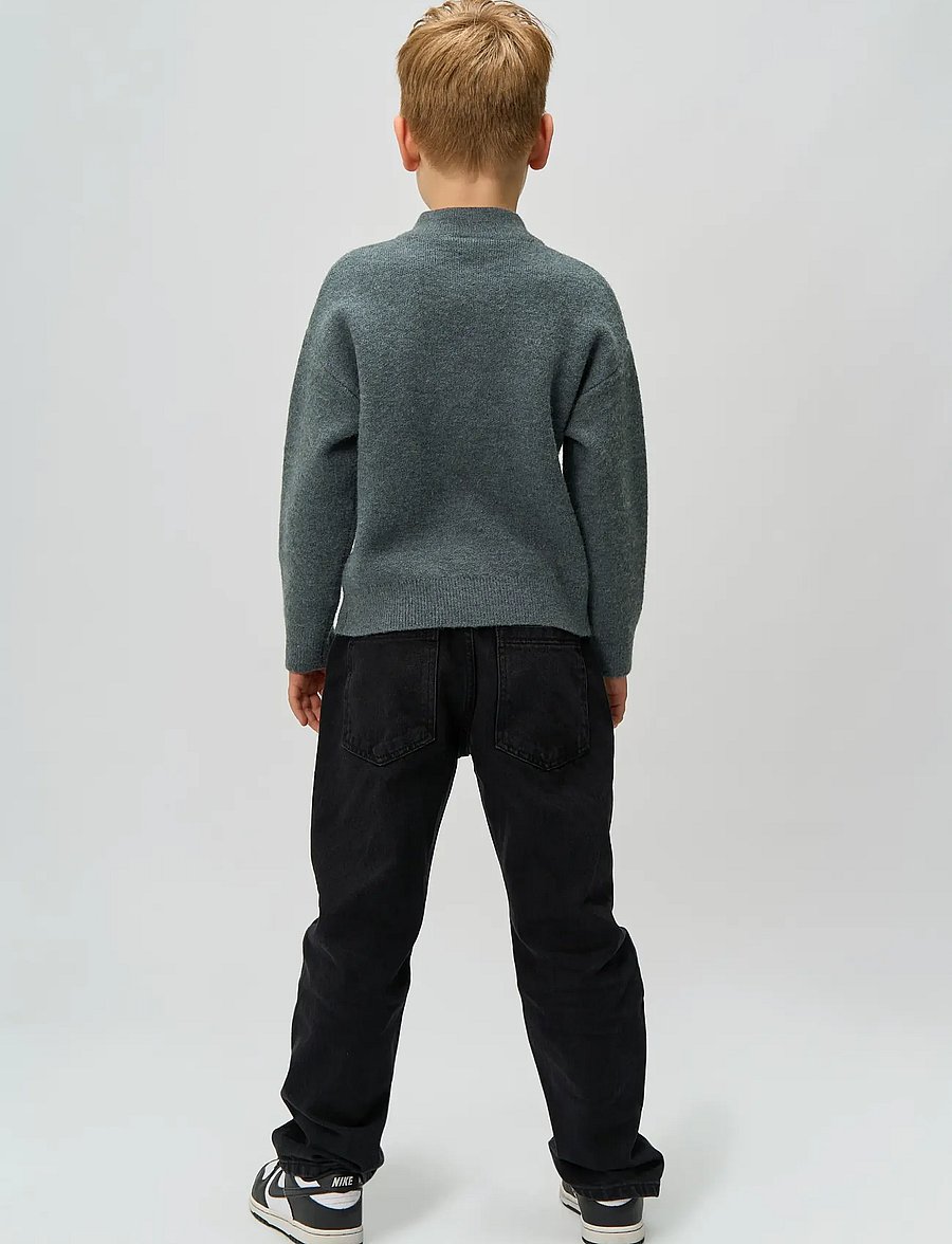 The New - TNRolland Knit Cardigan - leichte jacken - blue melange - 5