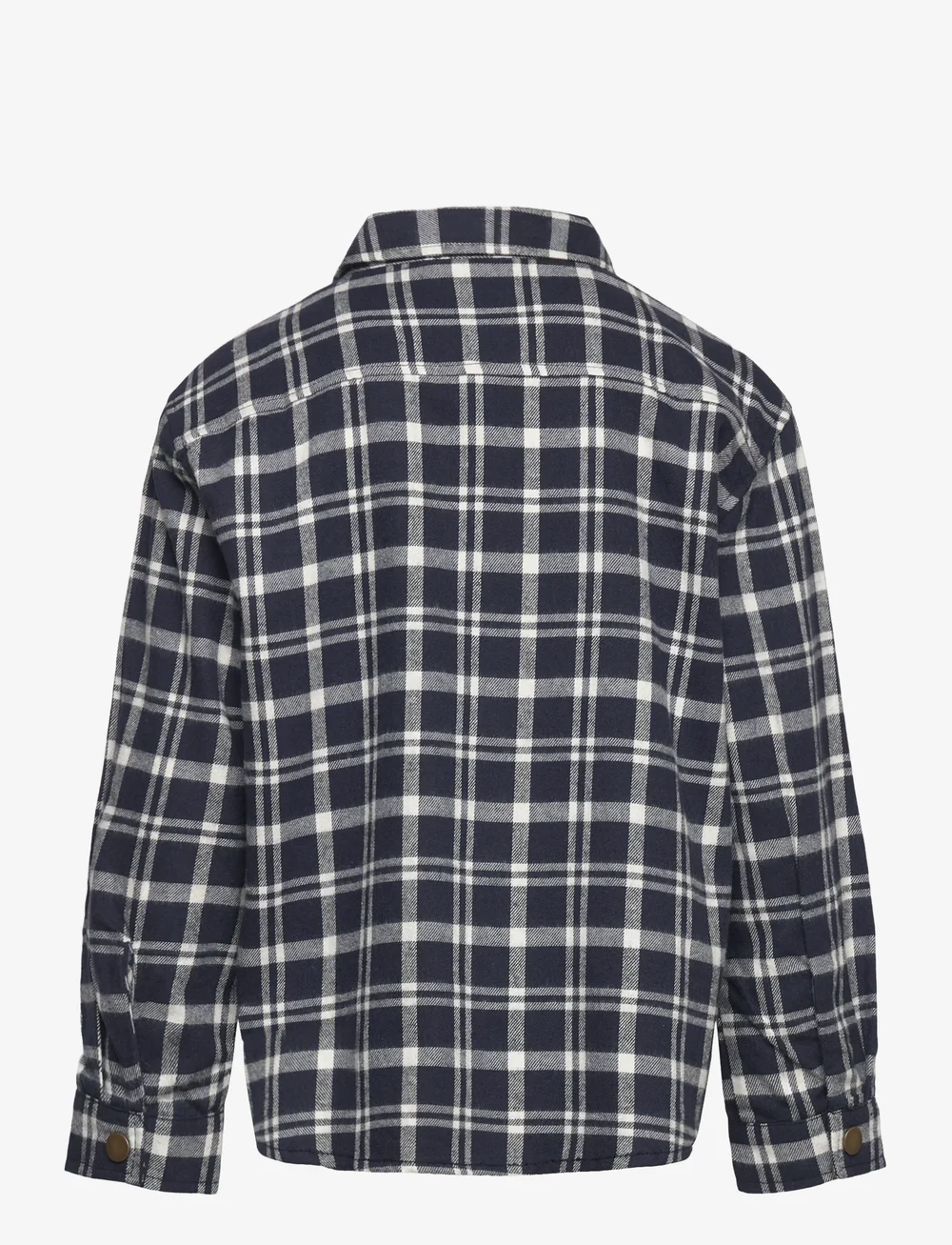 The New - TNRonan OS L_S Flannel Shirt - långärmade skjortor - navy blazer check - 1